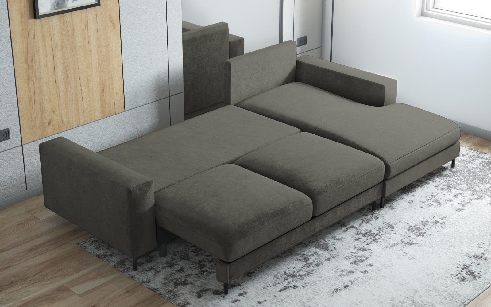selsey-mokpeo-ecksofa-mit-schlaffunktion-rechts-gr-n-pflegeleichter-stoff-staura image 3