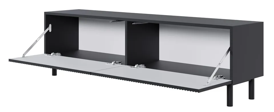 selsey-veldio-new-tv-schrank-140-cm-mit-gefr-ster-front-schwarz image 1