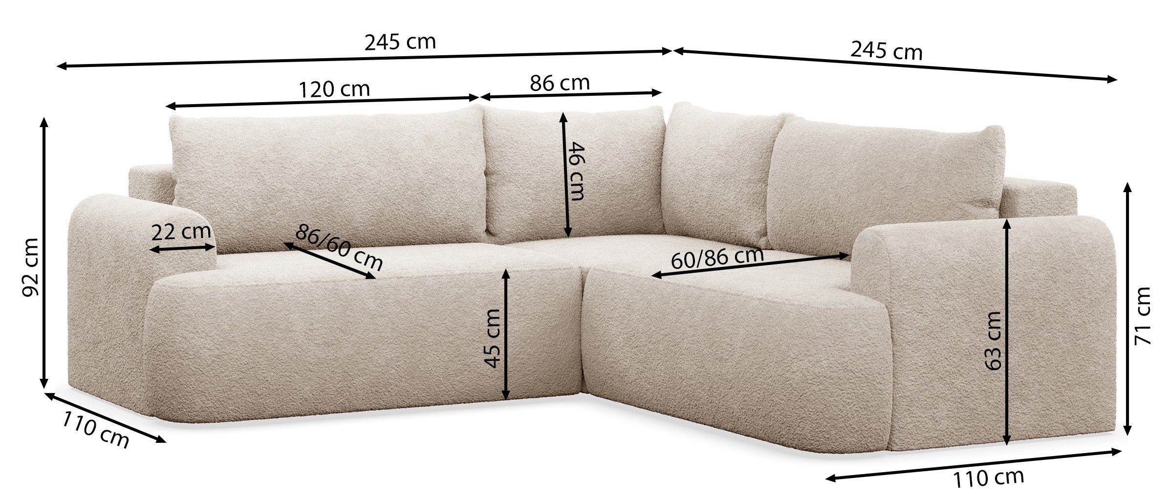 selsey-ovo-ecksofa-l-form-mit-schlaffunktion-universell-hellbeige-samt-pflegelei image 6