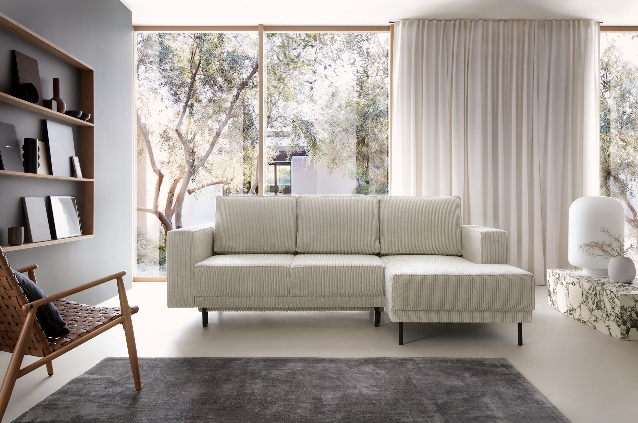selsey-rodario-mini-ecksofa-mit-schlaffunktion-und-stauraum-l-form-rechts-hellbe image 3