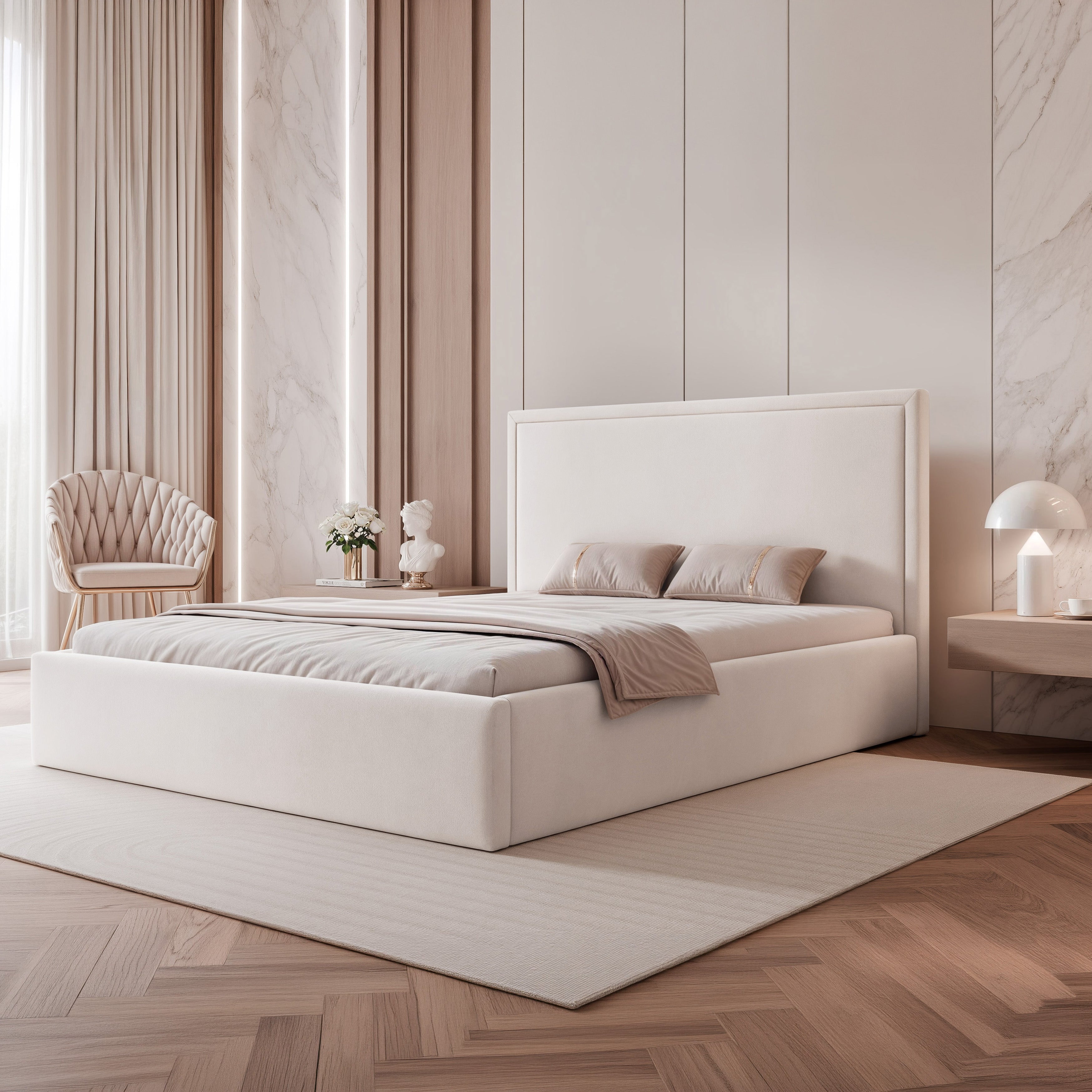 selsey-asurro-polsterbett-160x200-cm-mit-stauraum-creme-samt image 2