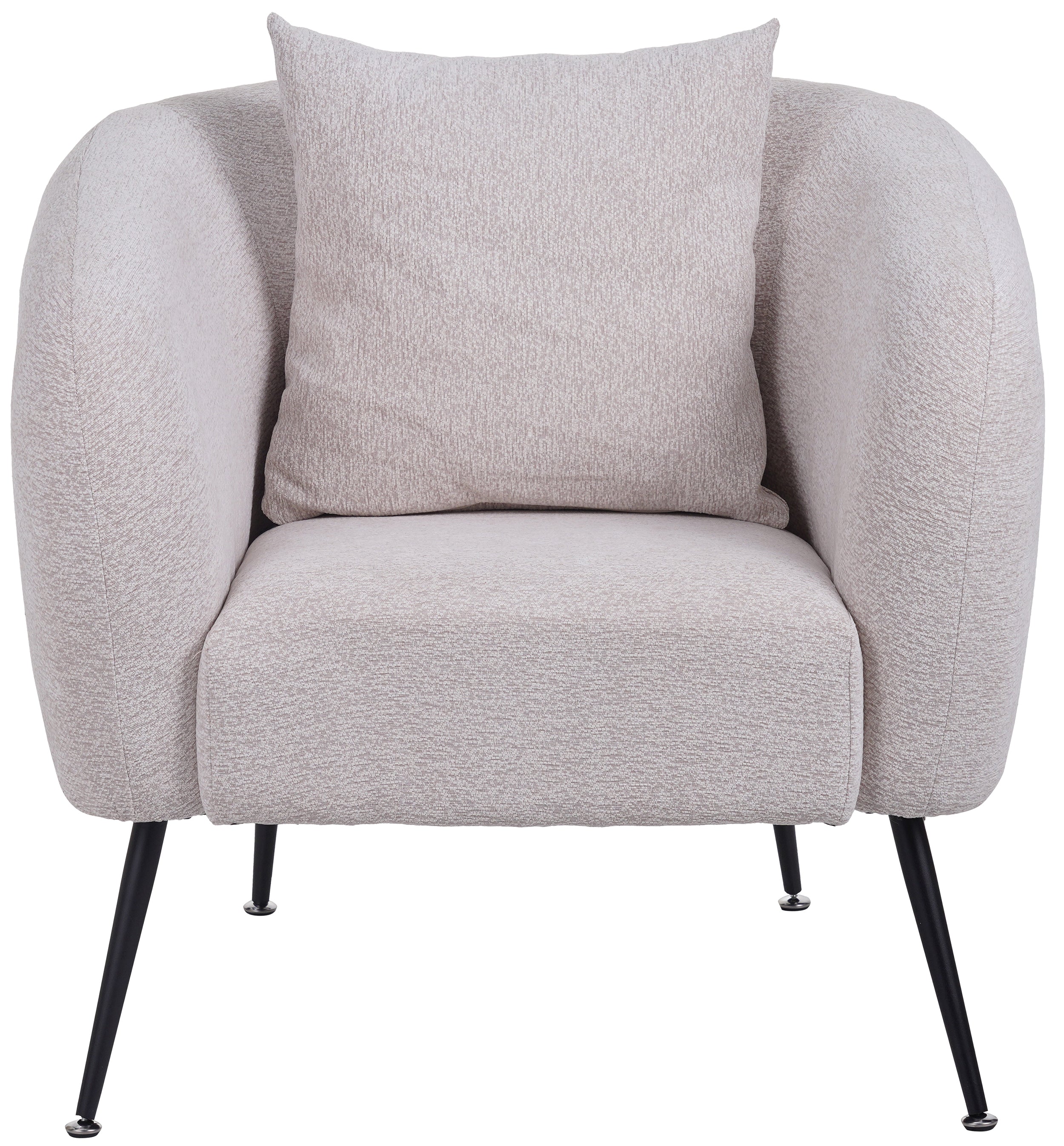 selsey-inglede-relaxsessel-hellbeige-chenille-auf-schwarzen-beinen image 2