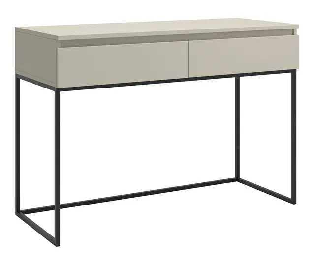 selsey-bemmi-schminktisch-mit-schubladen-kaschmir-schwarze-beine image 1