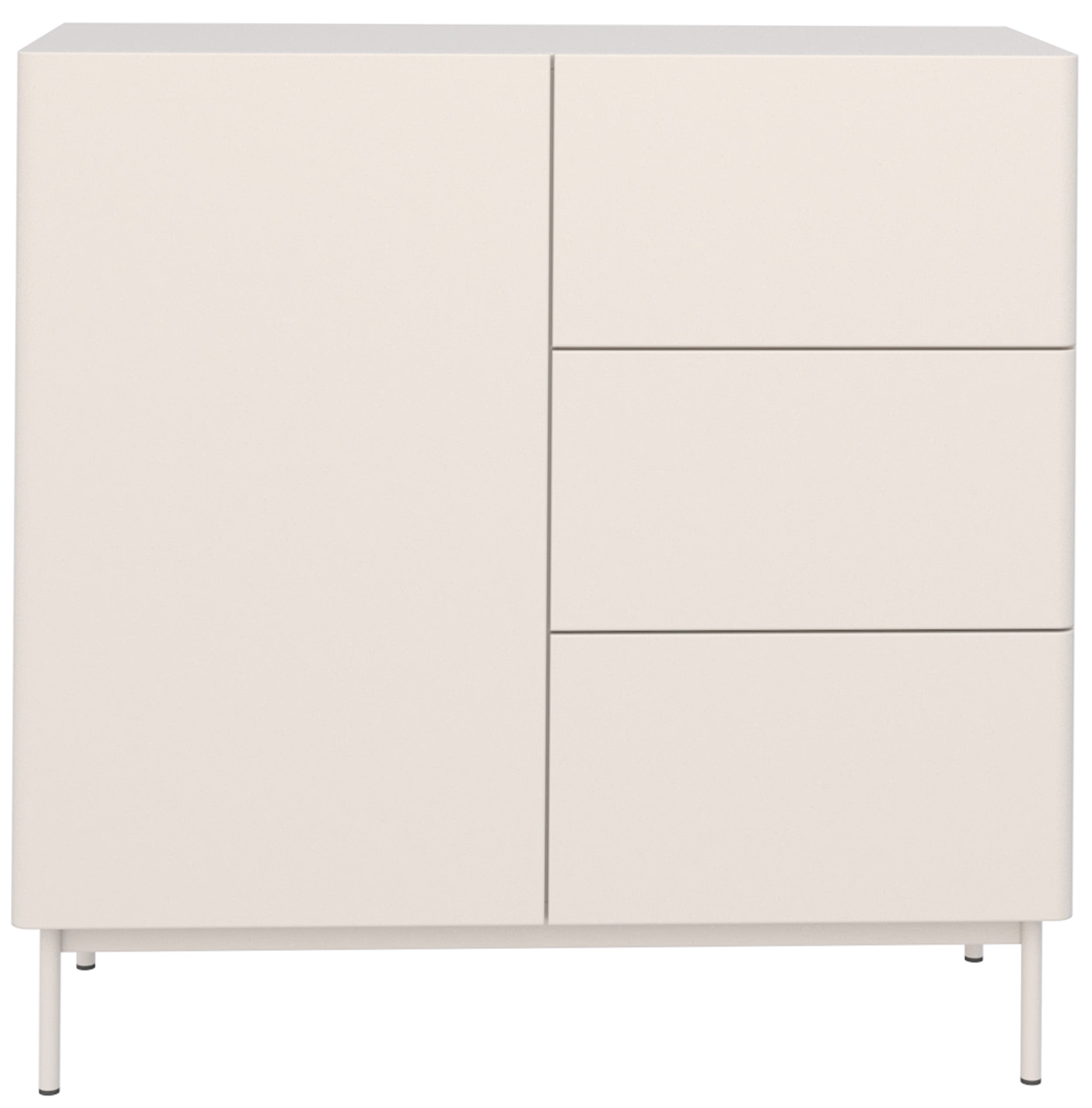 selsey-kommode-olio-100-cm-einfl-gelig-mit-3-schubladen-sideboard-kaschmir image 3