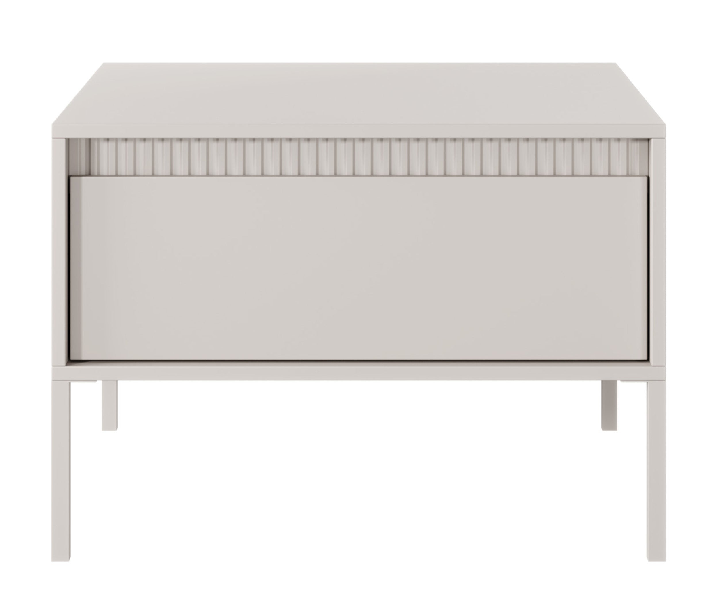 selsey-couchtisch-falsetto-68x68-cm-mit-schublade-beige-geriffelt image 3