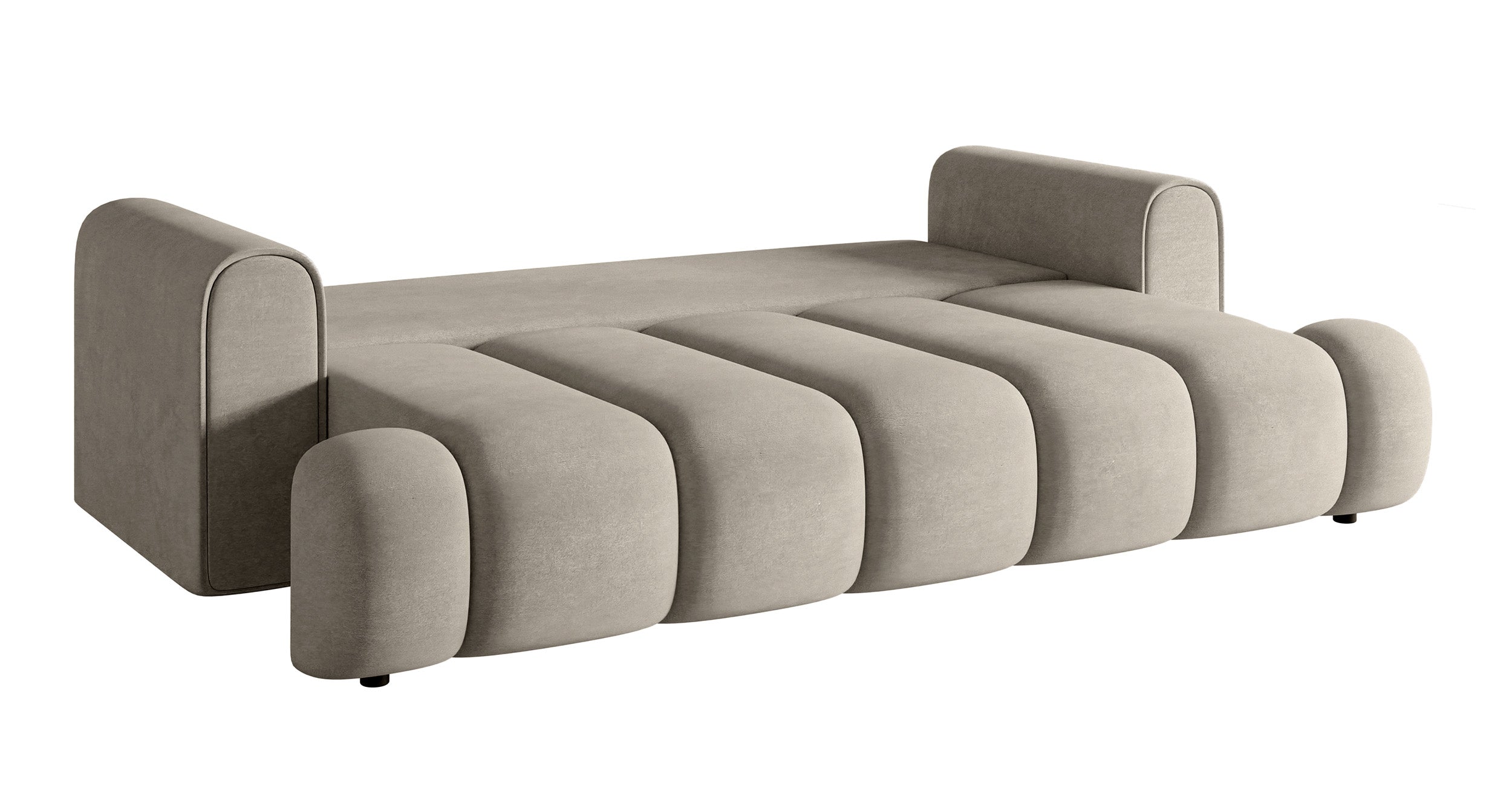 selsey-dandelino-3-sitzer-sofa-mit-schlaffunktion-grauer-hydrophober-samt image 6