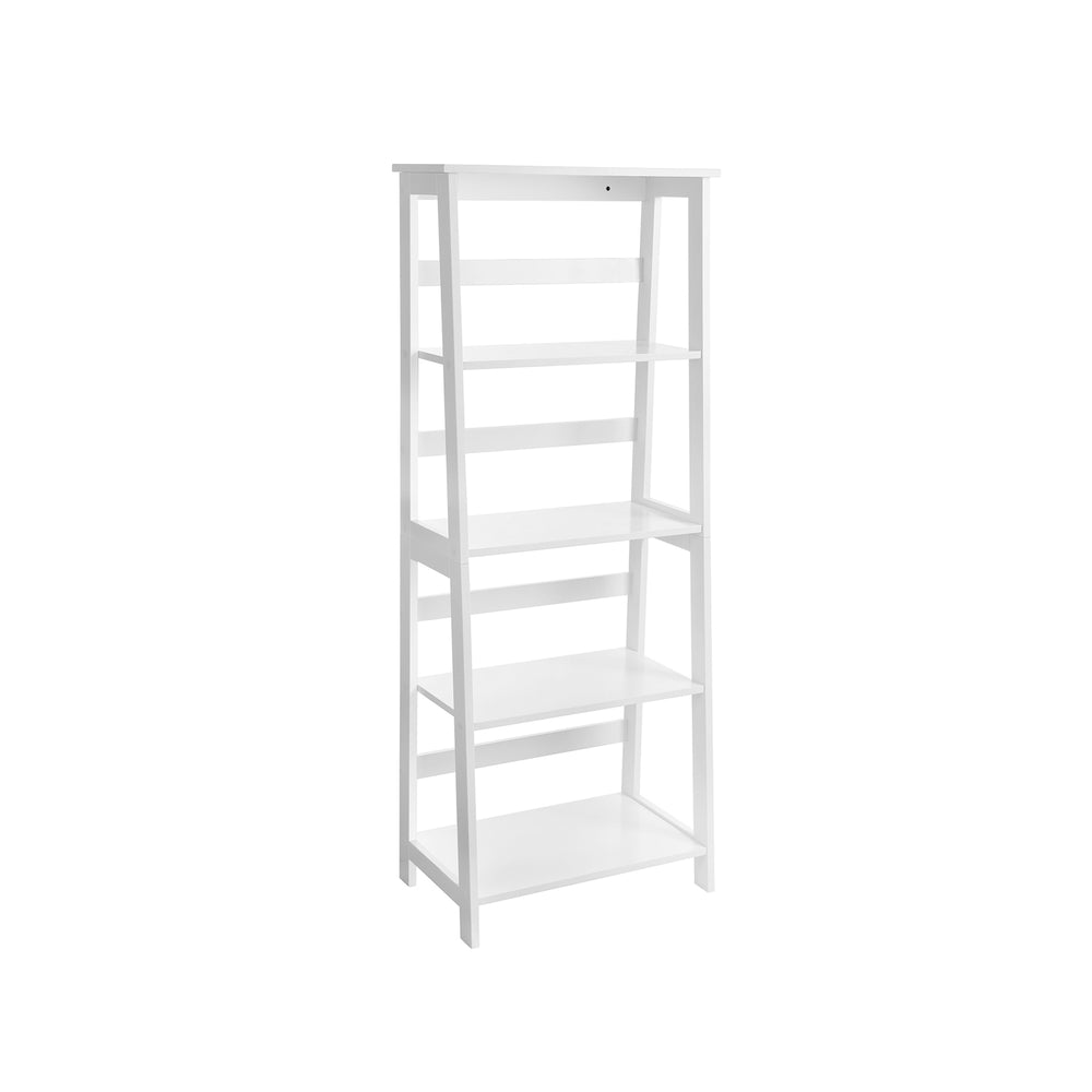 vasagle-b-cherregal-4-st-ckig-landhausstil-wei-60-x-34-7-x-147-5-cm image 2
