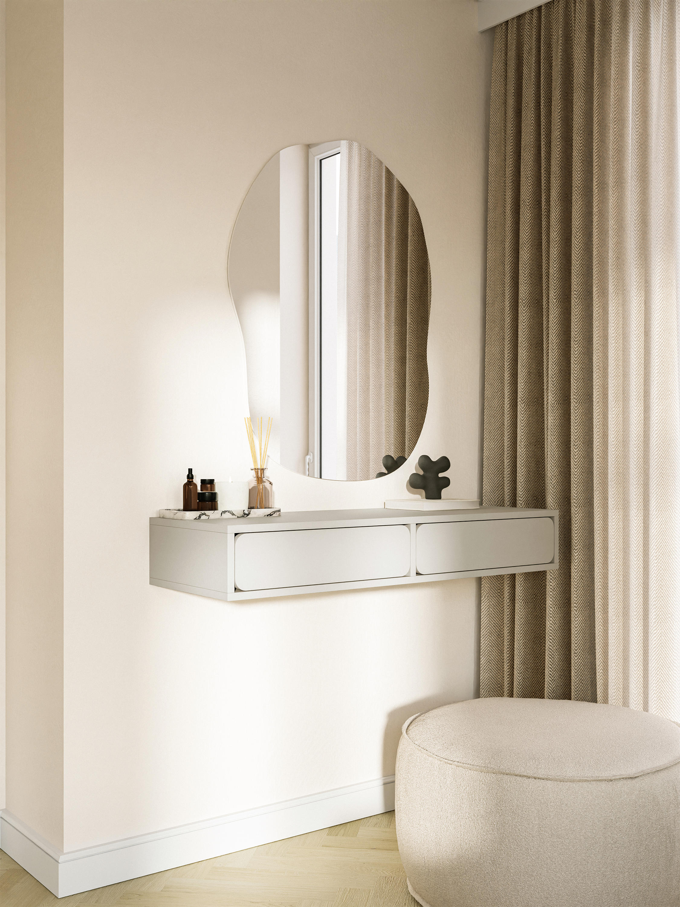 selsey-wuwu-h-ngender-schminktisch-mit-2-schubladen-110-cm-grau-beige image 3