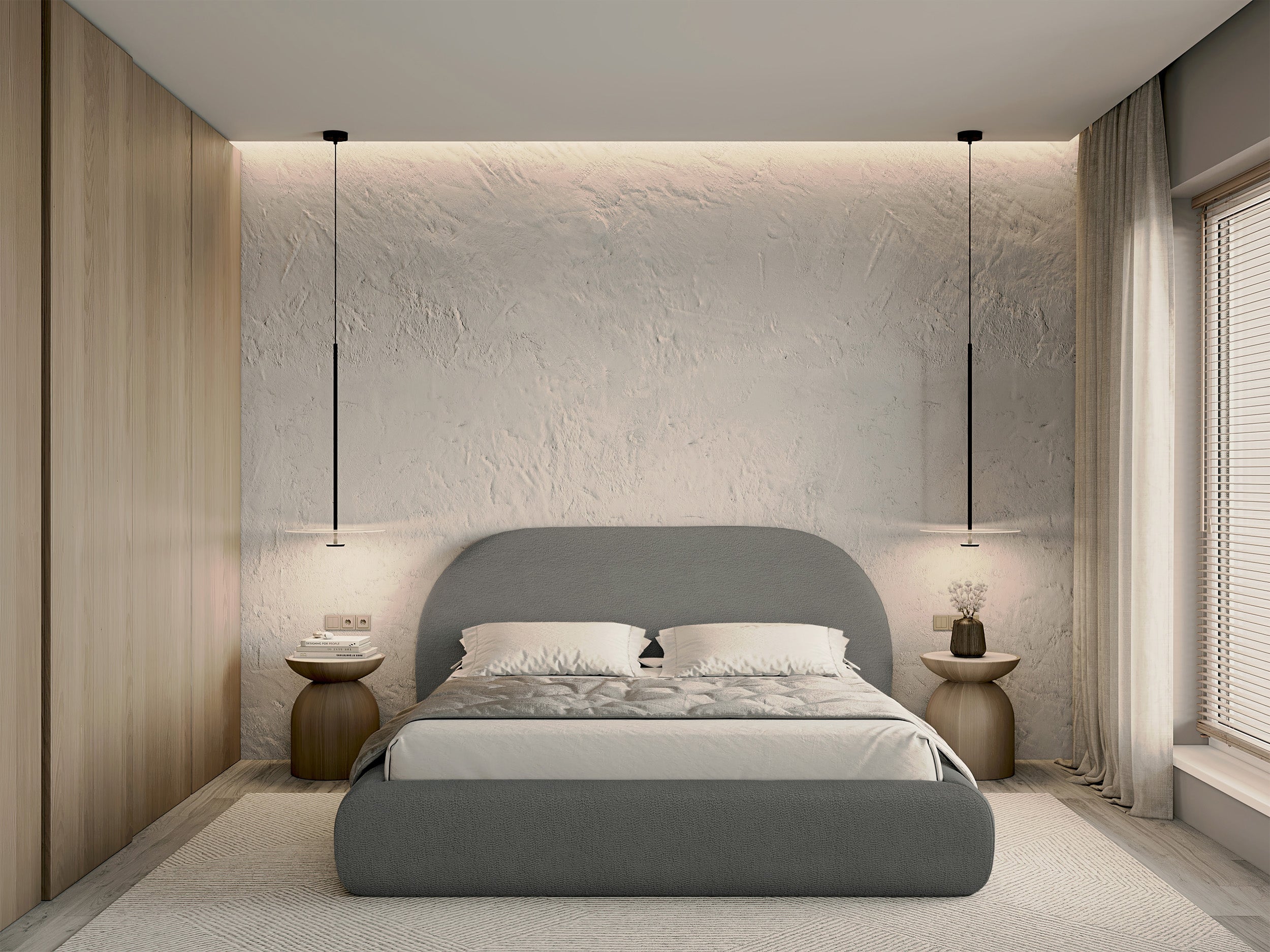 selsey-buvio-gepolstertes-bett-160x200-cm-grau-boucl image 6