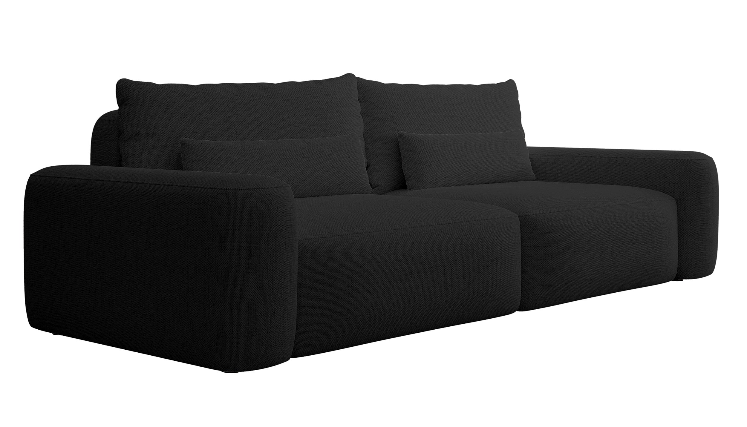 selsey-carnos-dreisitziges-ausklappbares-sofa-schwarz-hydrophobes-chenille-schwa image 5