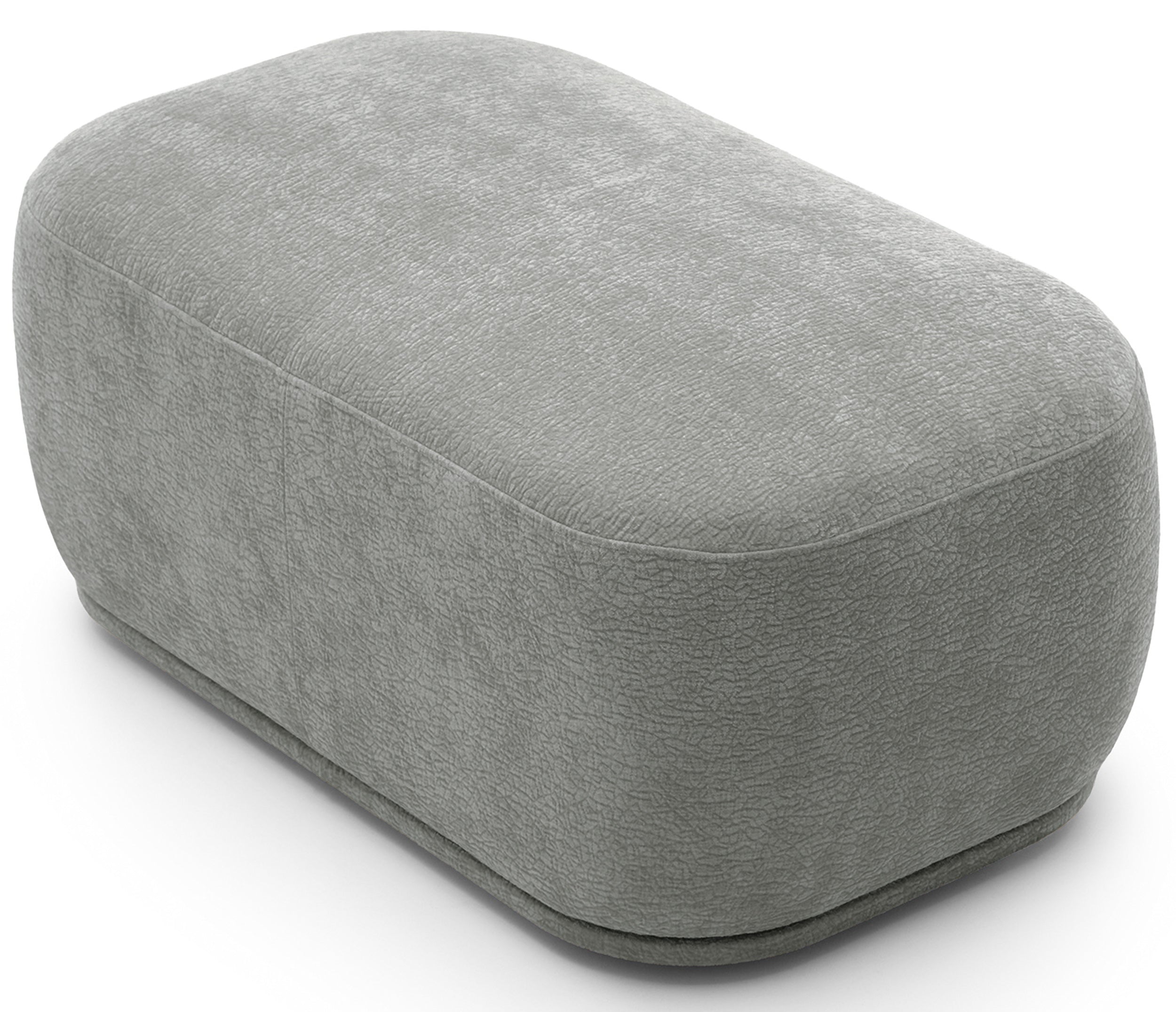 selsey-bommo-modulares-rechteckiges-pouf-grauer-chenille image 1