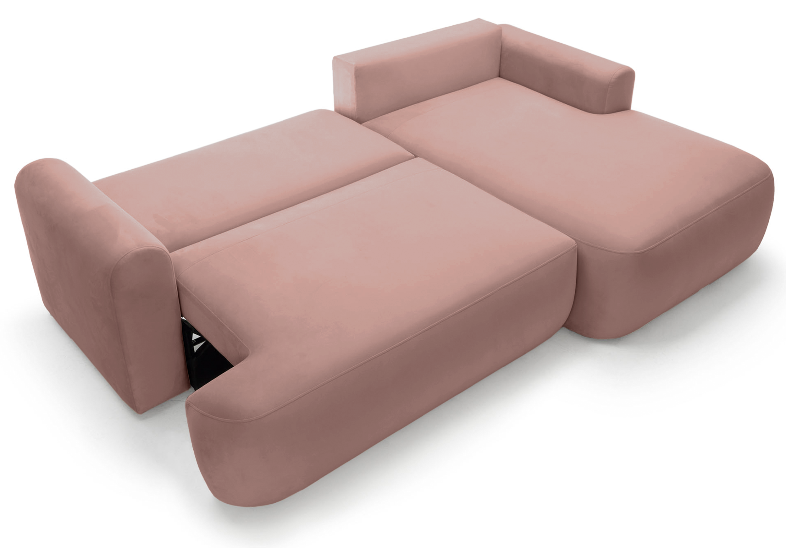selsey-ovo-ecksofa-mit-schlaffunktion-l-f-rmig-rechts-mit-stauraum-hellrosa-samt image 7