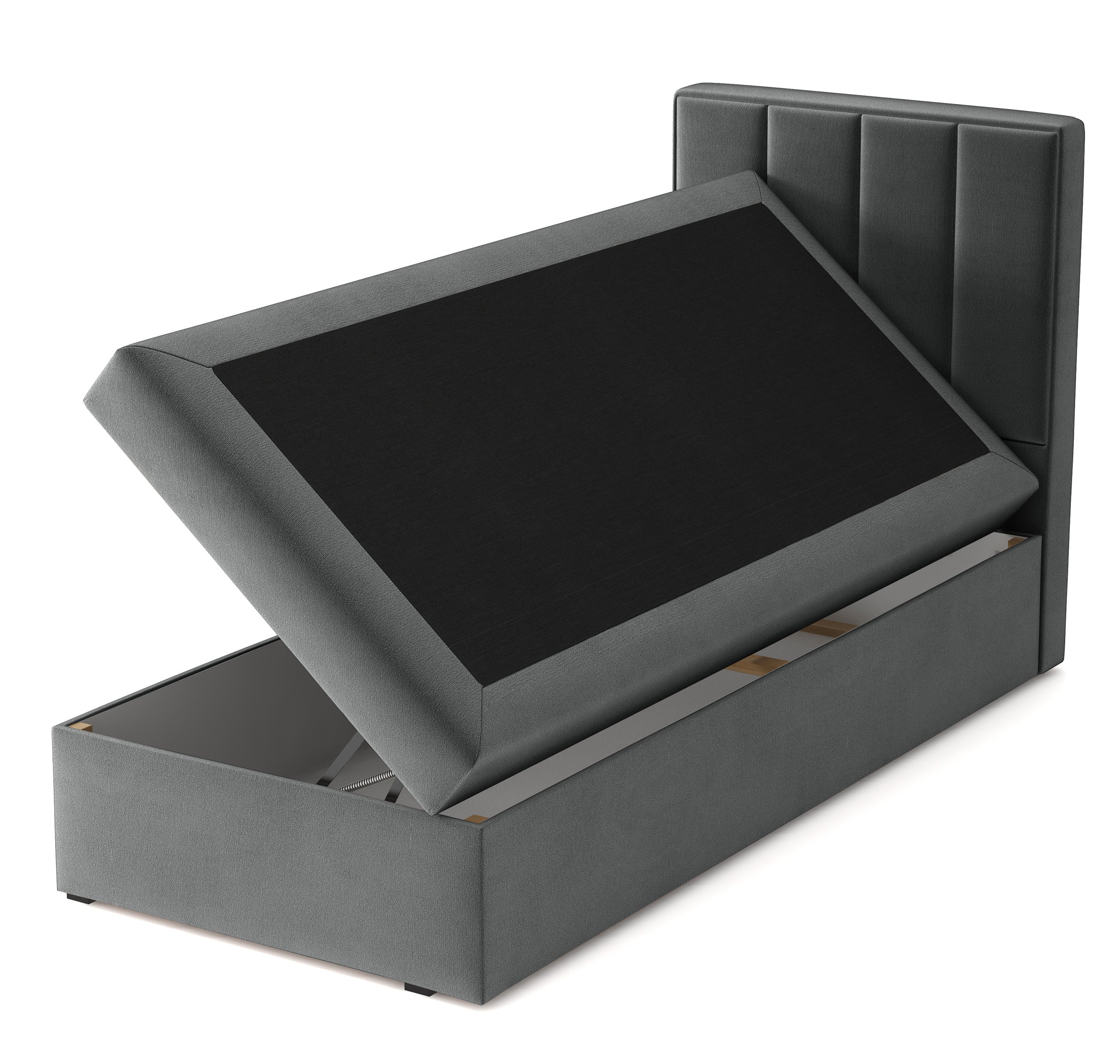 selsey-rinus-kontinentales-bett-90x200-cm-mit-stauraum-dunkelgrauer-velours-wass image 4