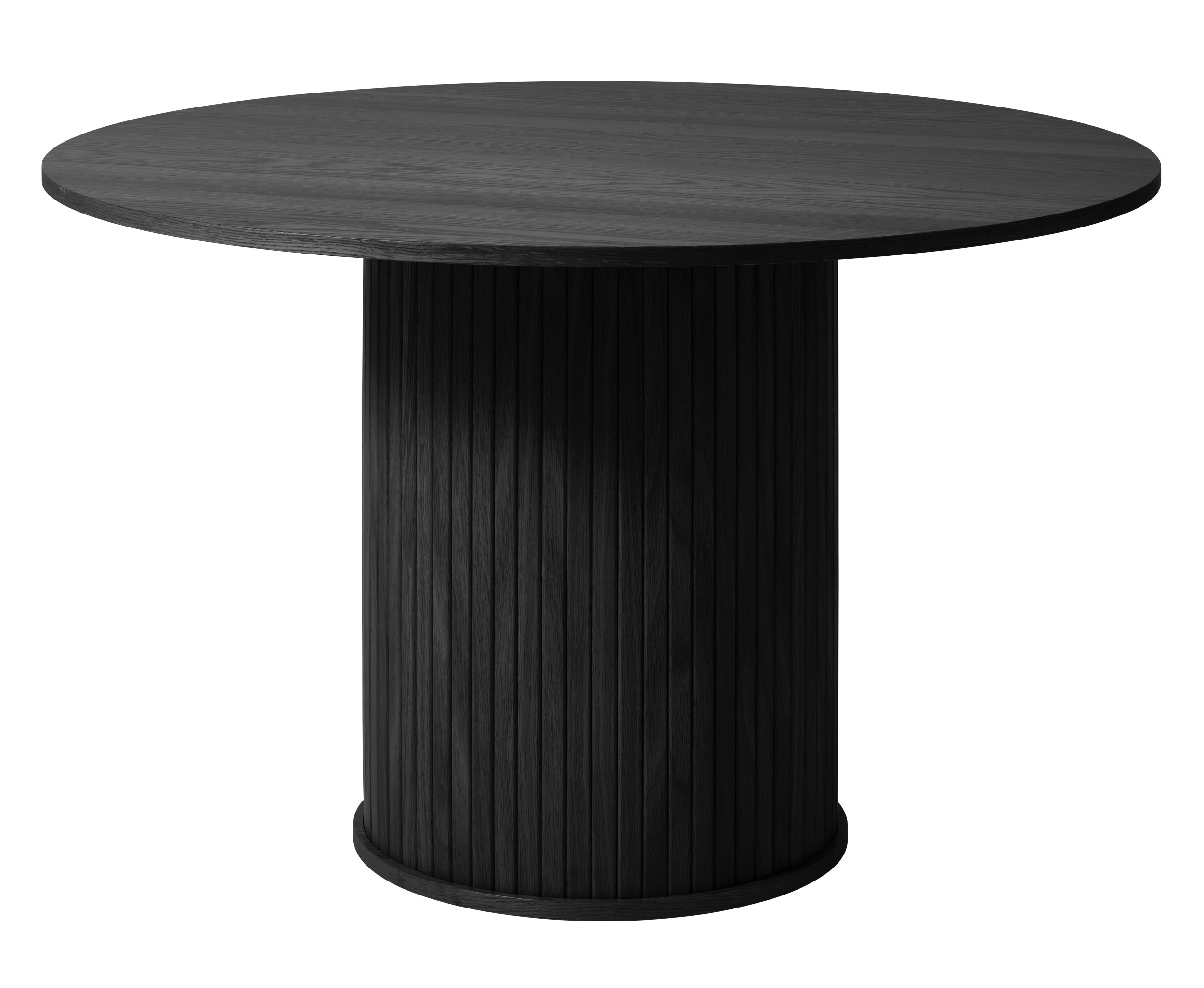 selsey-gativel-runder-esstisch-120-cm-lamellen-eiche-schwarz image 7
