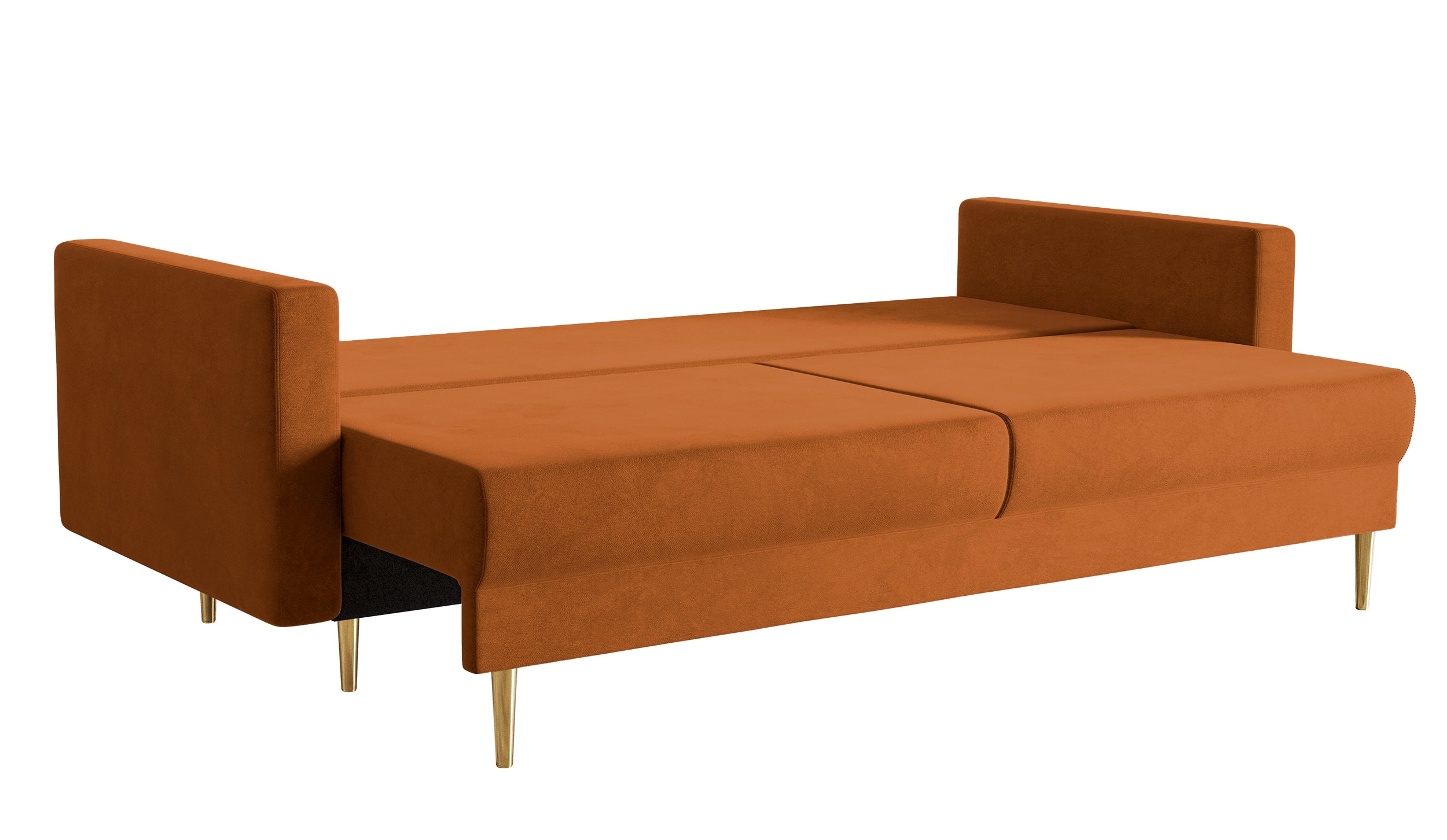 selsey-valico-dreisitziges-ausklappbares-sofa-kupferfarbener-samt-wasserabweisen image 8