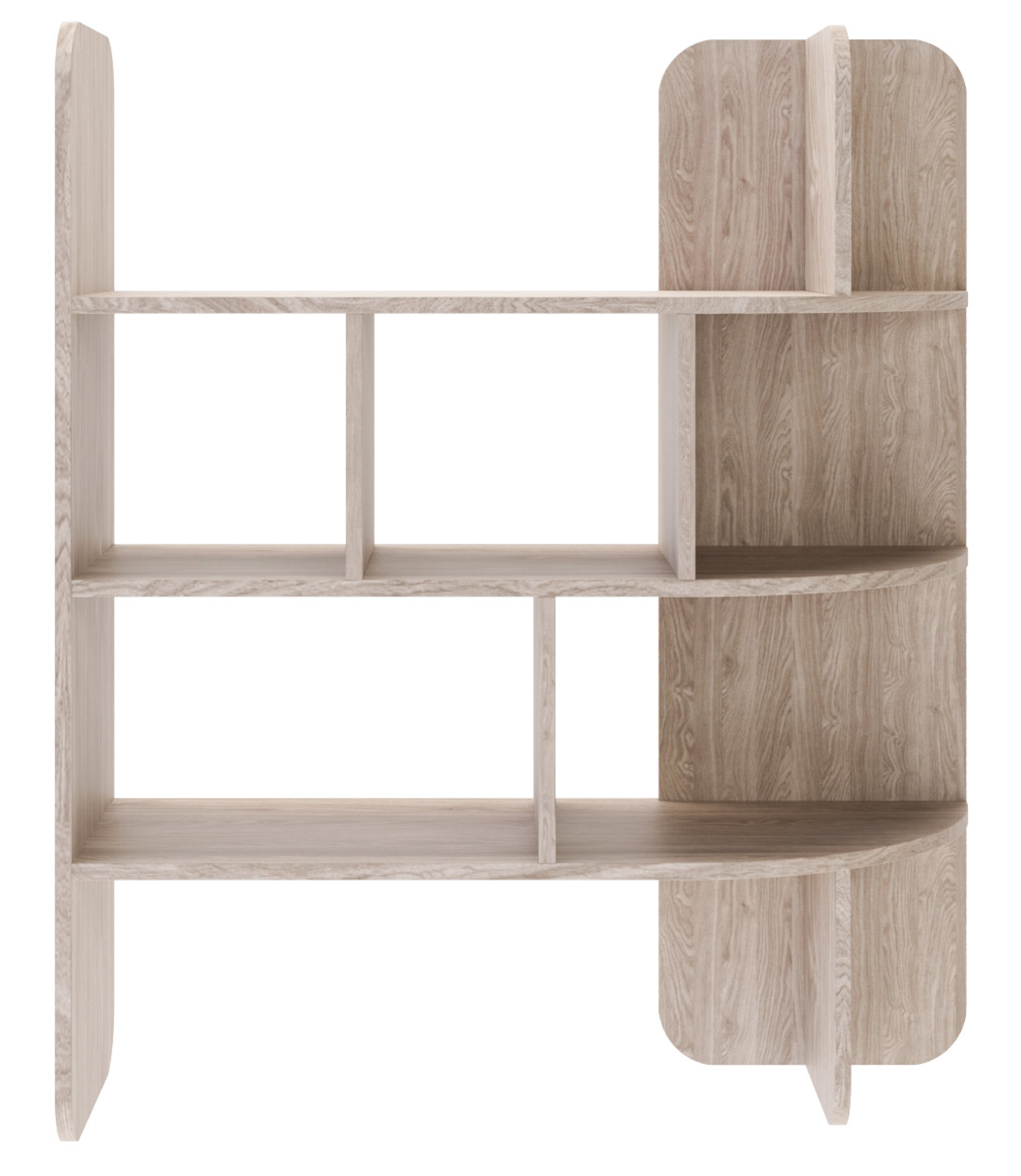 selsey-contle-regal-102-cm-niedrig-ge-lte-eiche image 4