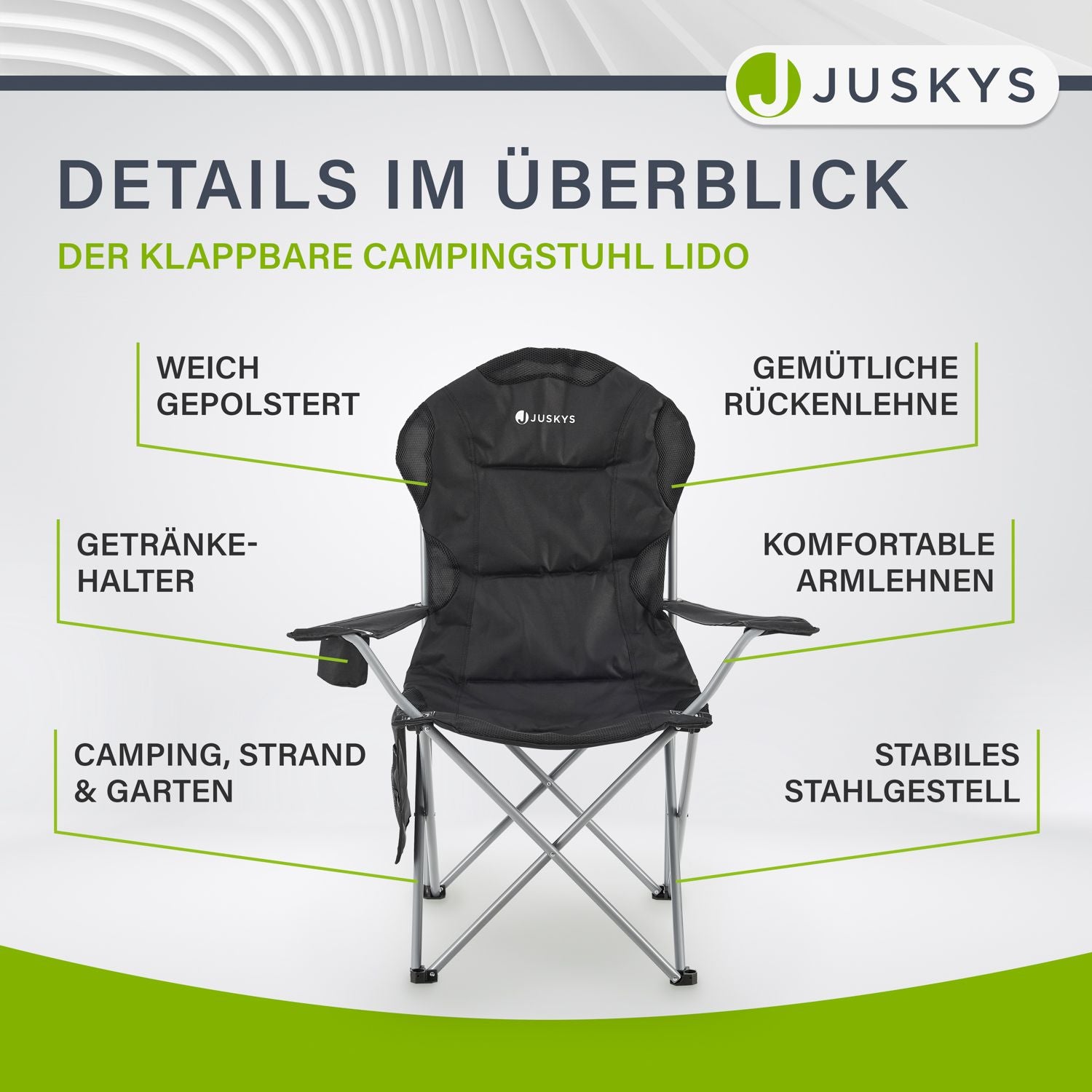 juskys-lido-campingstuhl-schwarz-faltstuhl-mit-getr-nkehalter-und-tasche image 5