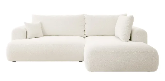selsey-ovo-ecksofa-mit-schlaffunktion-l-form-rechts-boucl-creme-mit-stauraum image 1