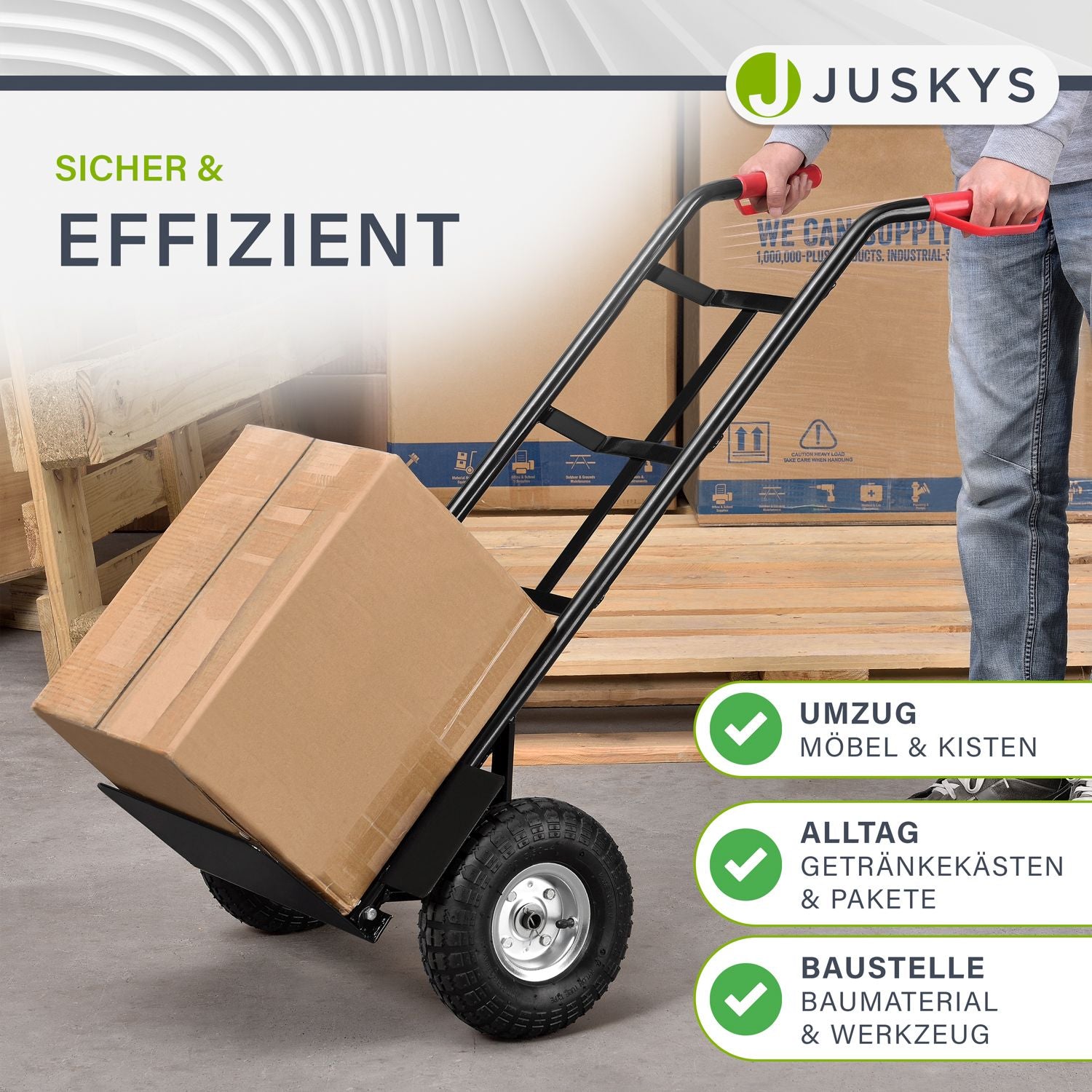 juskys-sackkarre-basic-transportkarre-klappbar-schwarz-mit-roten-griffen-100-kg image 4