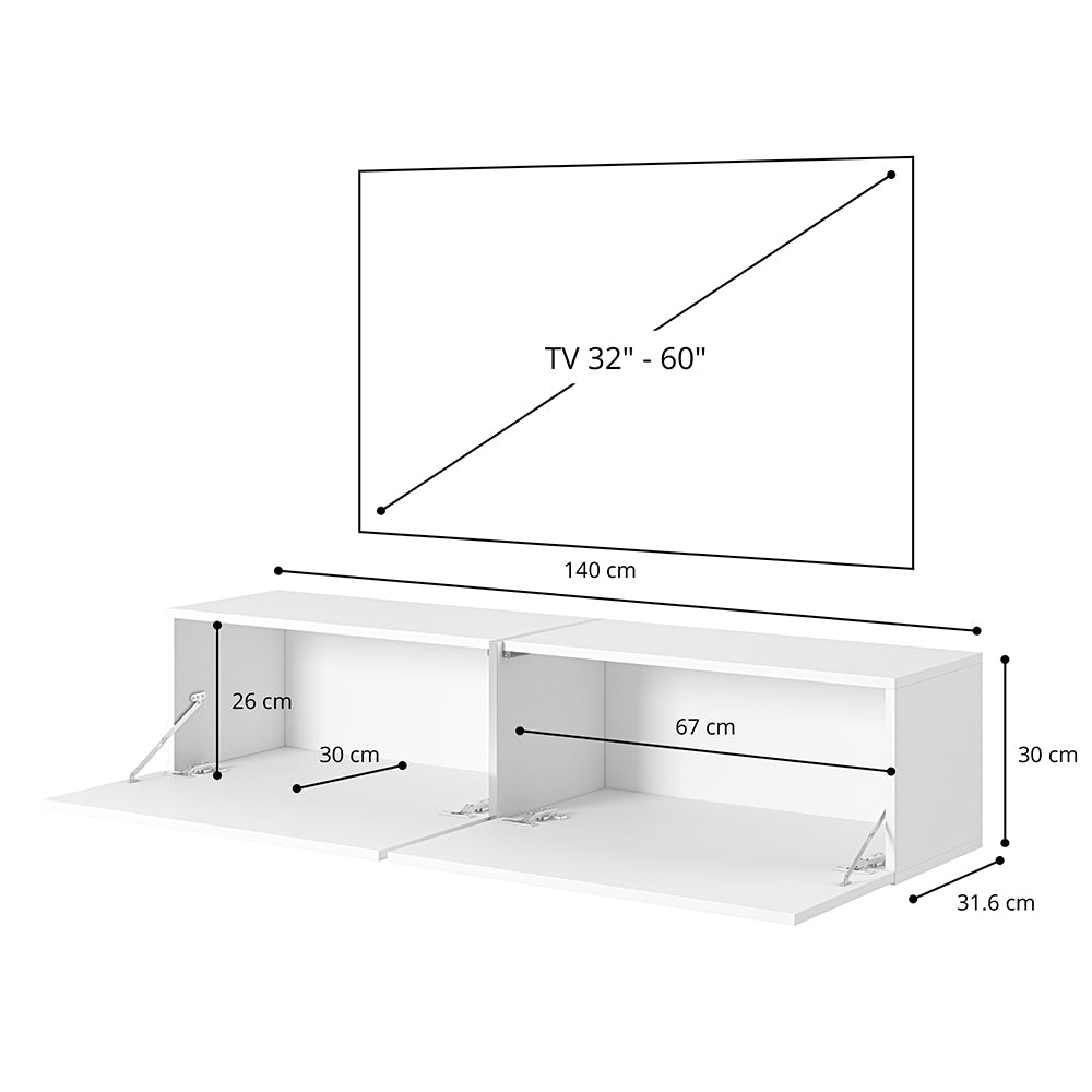 selsey-bisira-tv-schrank-140-cm-wei-marmoreffekt-mit-goldenem-einsatz image 2