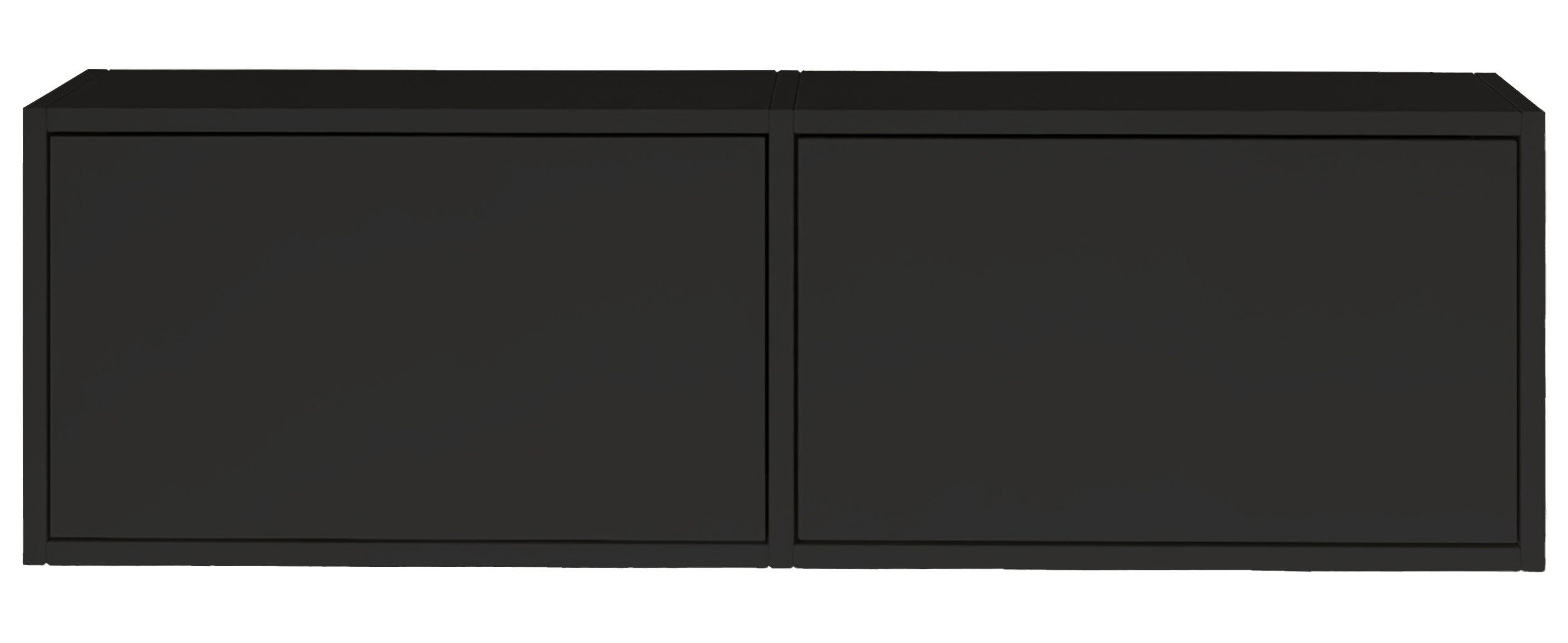 selsey-framme-h-ngender-tv-schrank-100-cm-schwarz-mit-zwei-klappen image 4