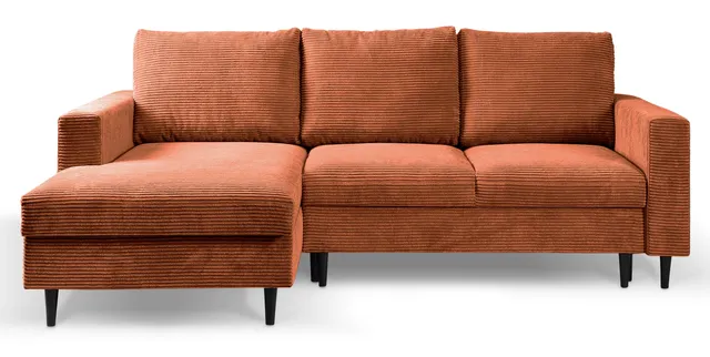 selsey-nalika-ecksofa-links-mit-schlaffunktion-und-stauraum-kupferfarbener-cord image 1