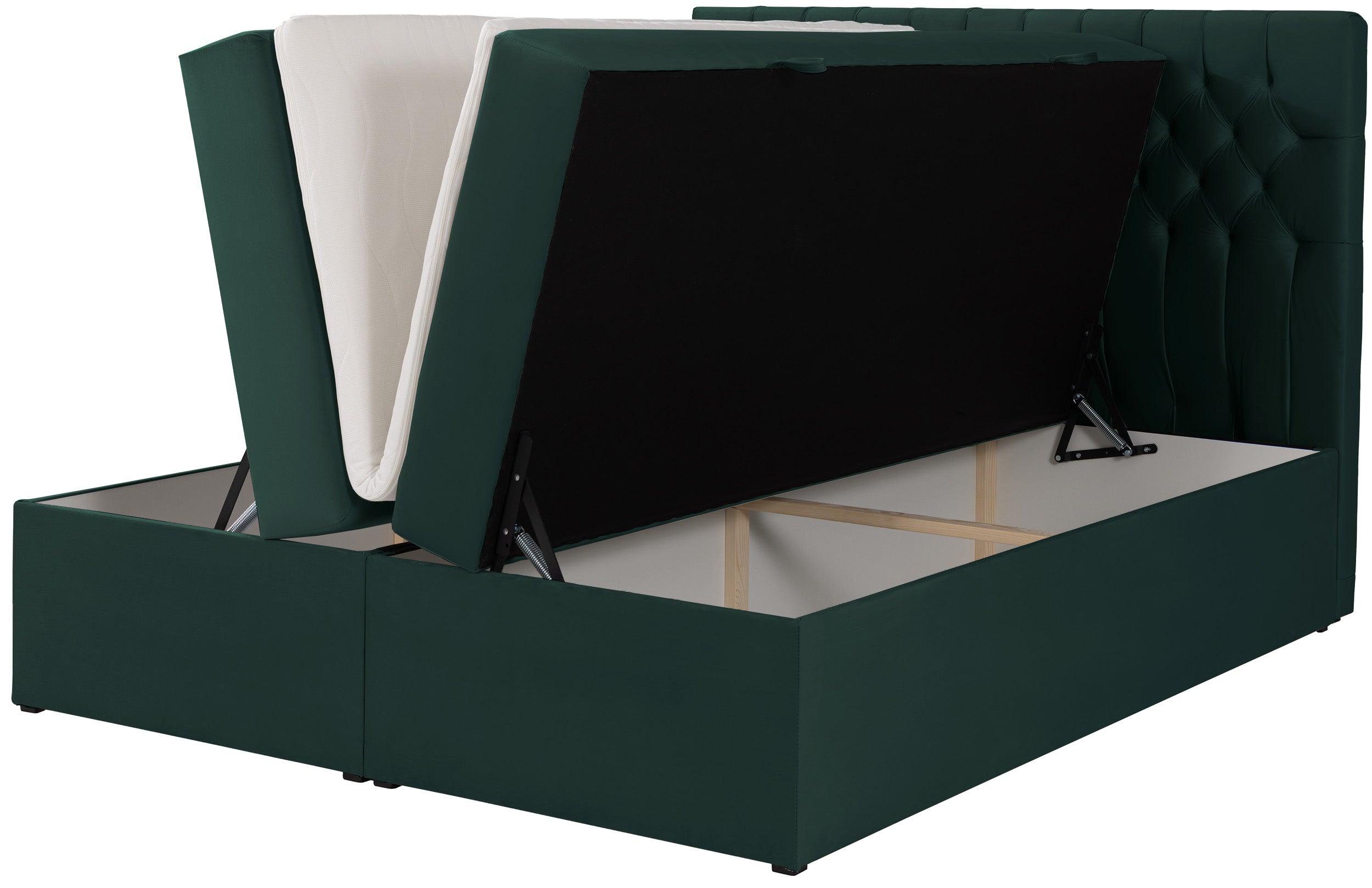 selsey-daissy-kontinentales-bett-140x200-cm-mit-stauraum-und-topper-flaschengr-n image 7