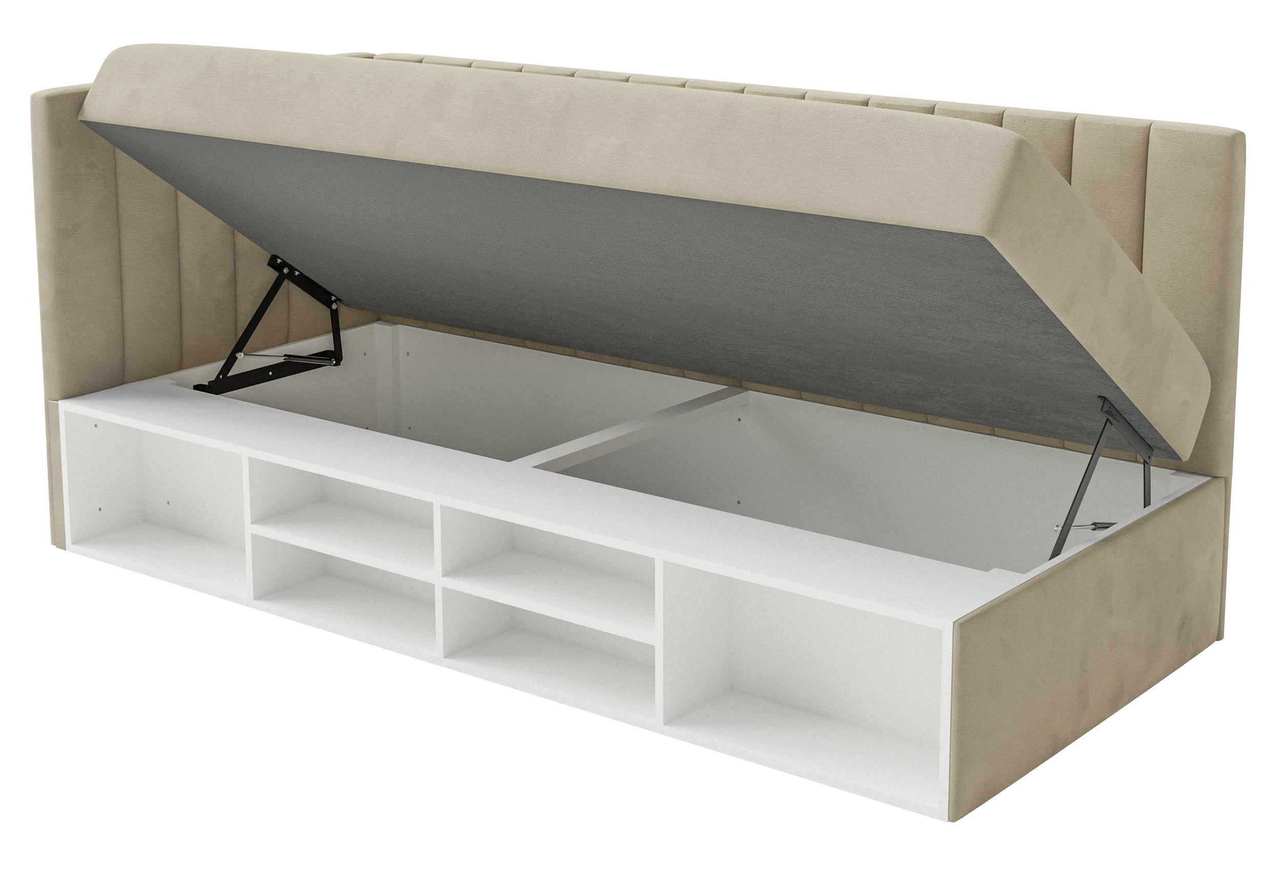 selsey-ventrio-jugendbett-90x200-cm-links-mit-stauraum-und-regalen-grau-beiges-v image 7