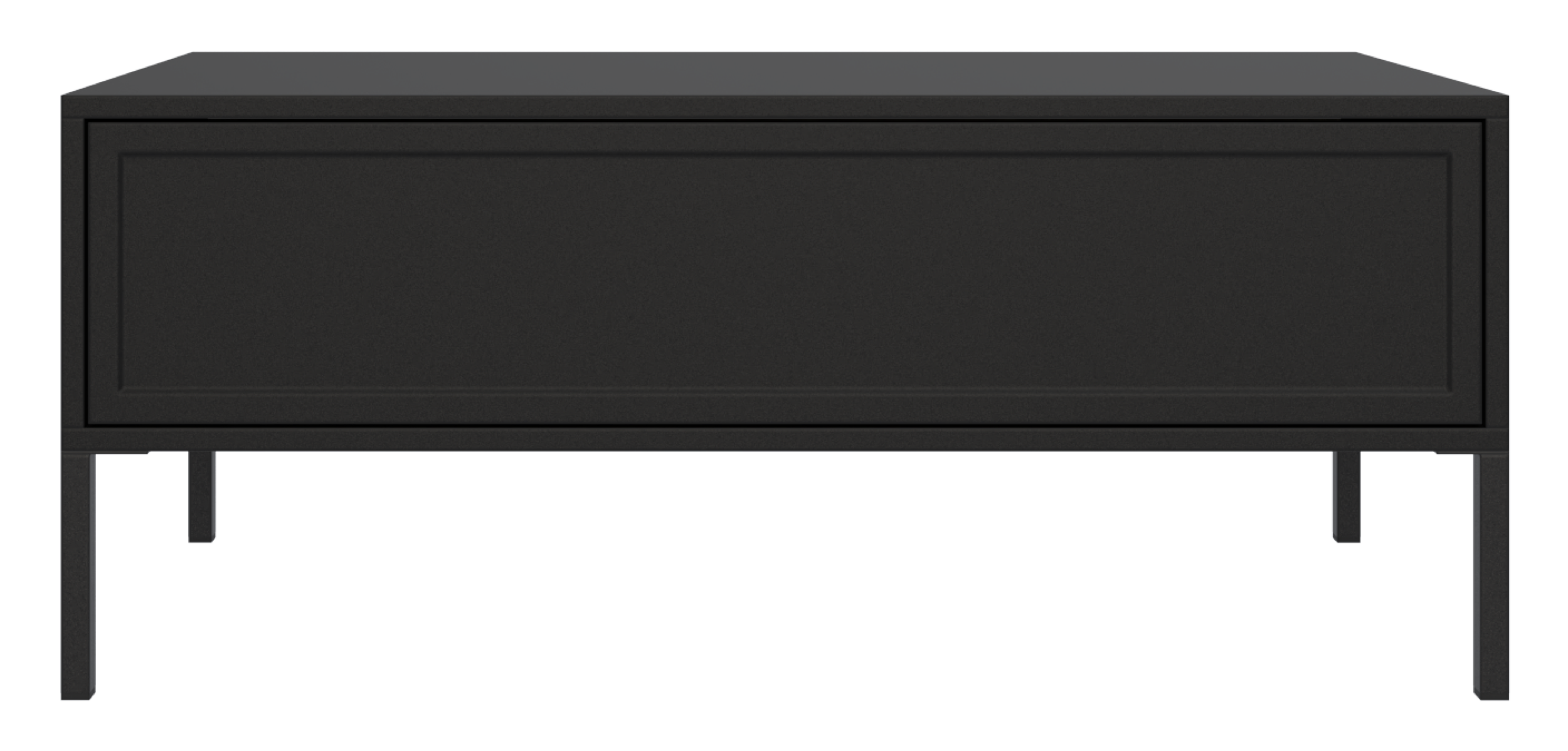 selsey-velveto-couchtisch-100x50-cm-schwarz-mit-schublade image 5