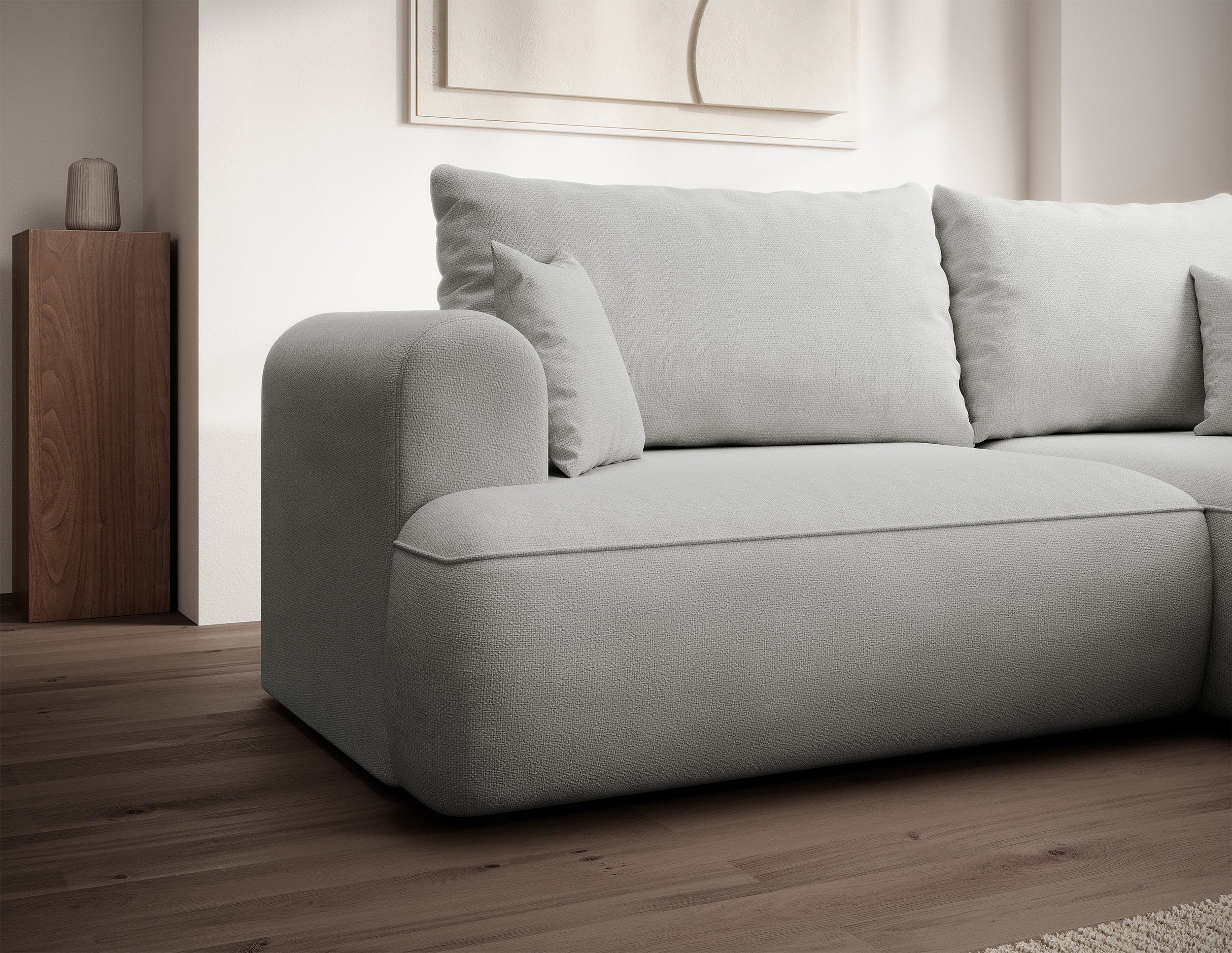 selsey-ovo-mini-ecksofa-l-rechts-mit-schlaffunktion-hellgrauer-chenille image 3