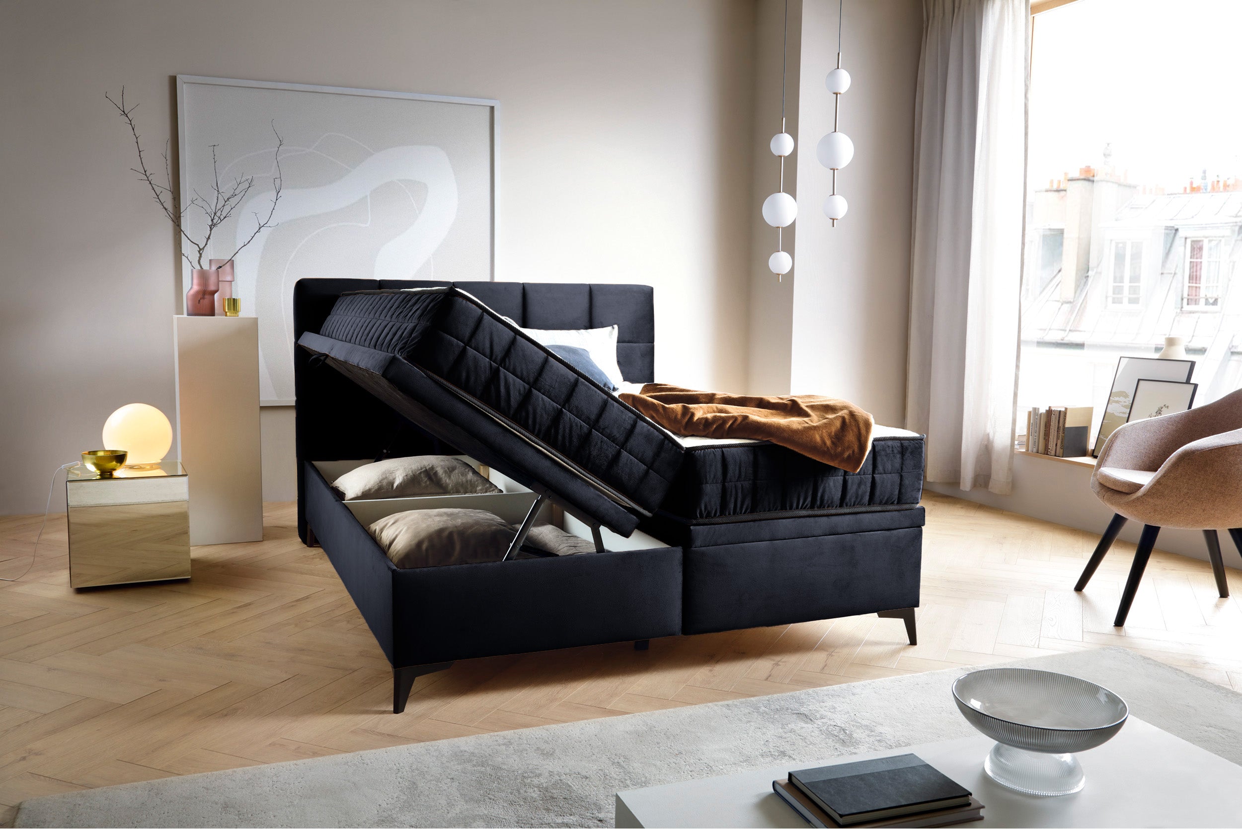 selsey-beriano-kontinentalbett-160x200-cm-mit-stauraum-und-matratze-dunkelblauer image 4