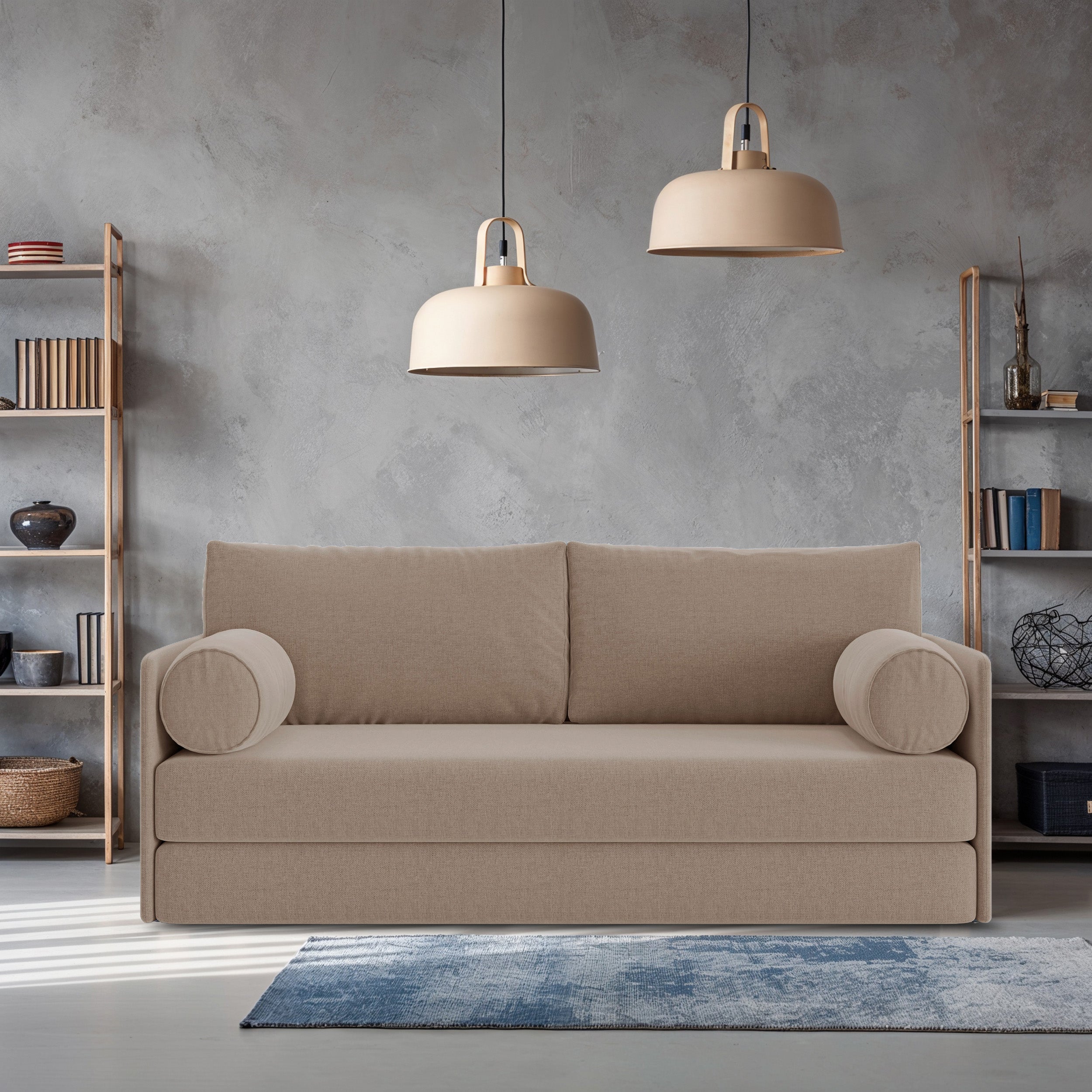 selsey-estano-ausziehbares-dreisitzer-sofa-beige-mit-flechtoptik image 2