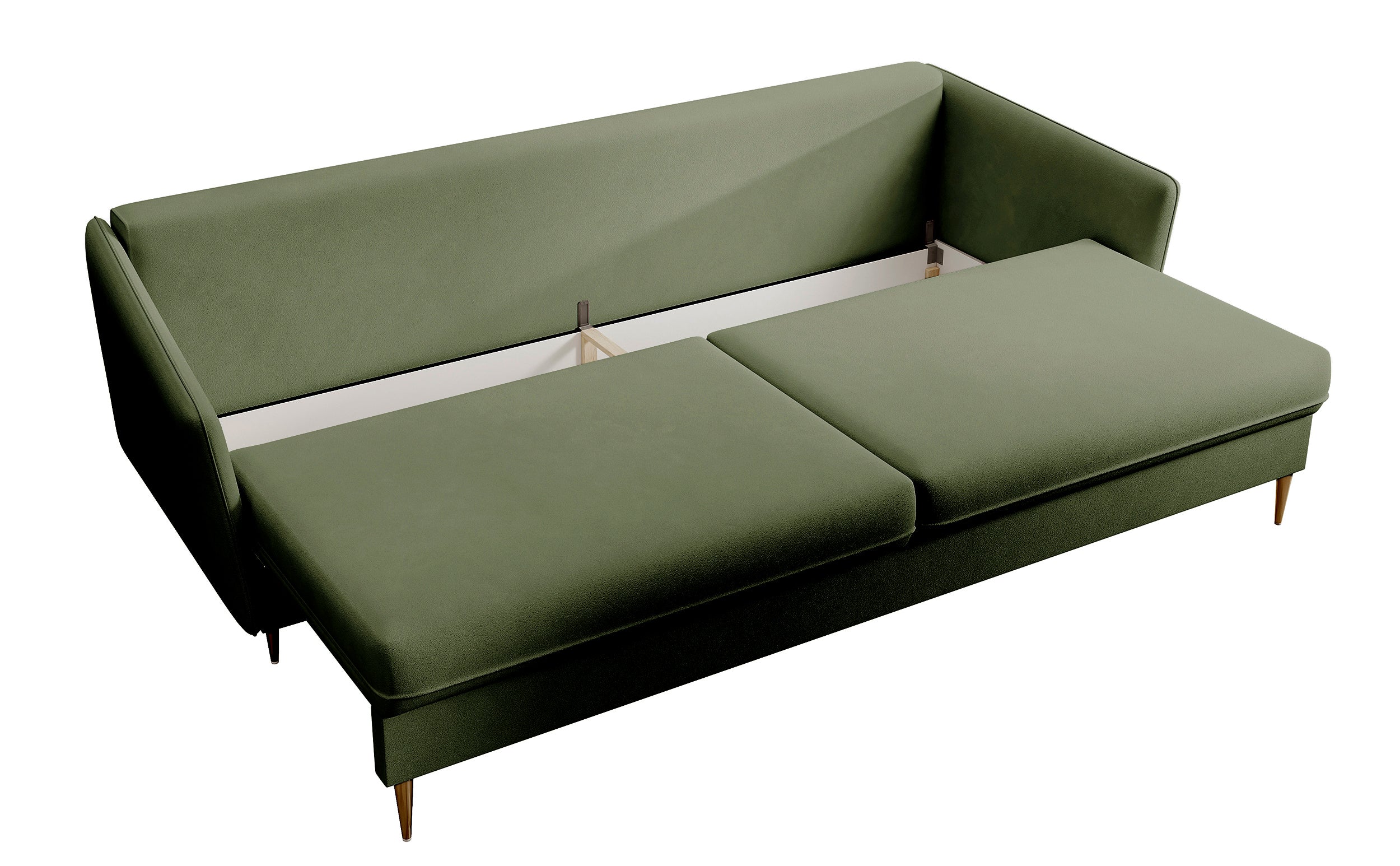 selsey-volio-3-sitzer-schlafsofa-salbeigr-n-samt-wasserabweisend-goldene-beine image 7