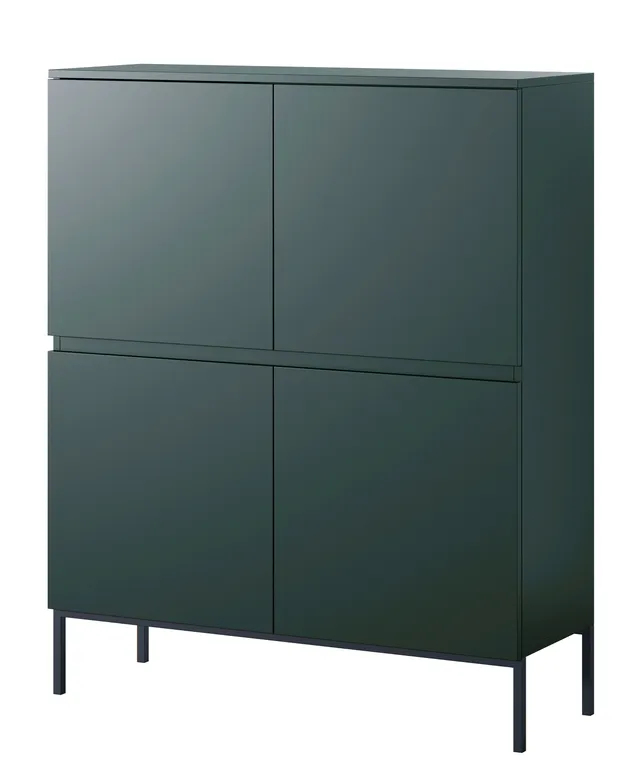 selsey-bemmi-hohe-kommode-100-cm-dunkelgr-n image 1