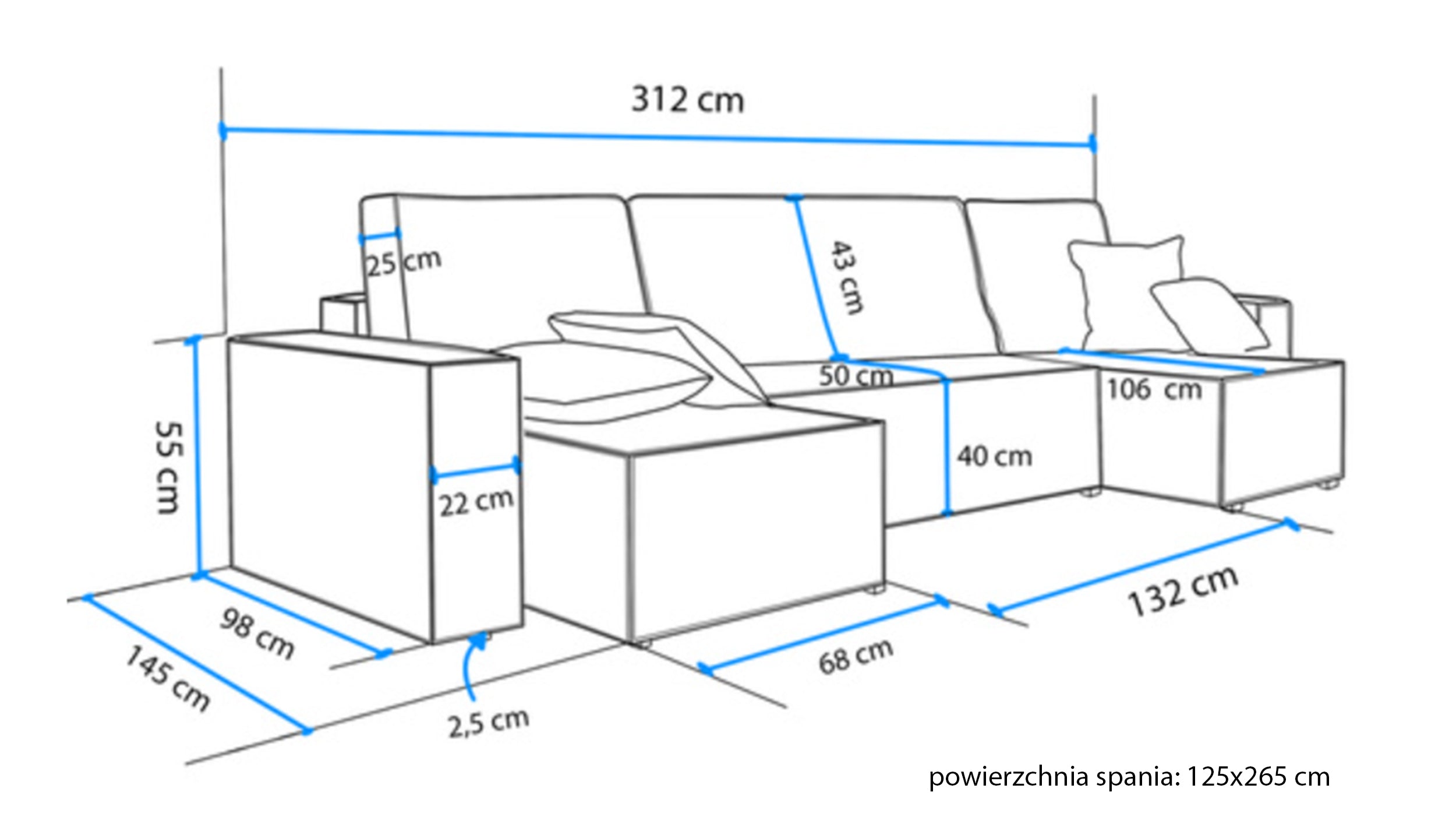 selsey-scarlo-u-ecksofa-mit-schlaffunktion-und-stauraum-dunkelgr-ner-cordstoff image 7