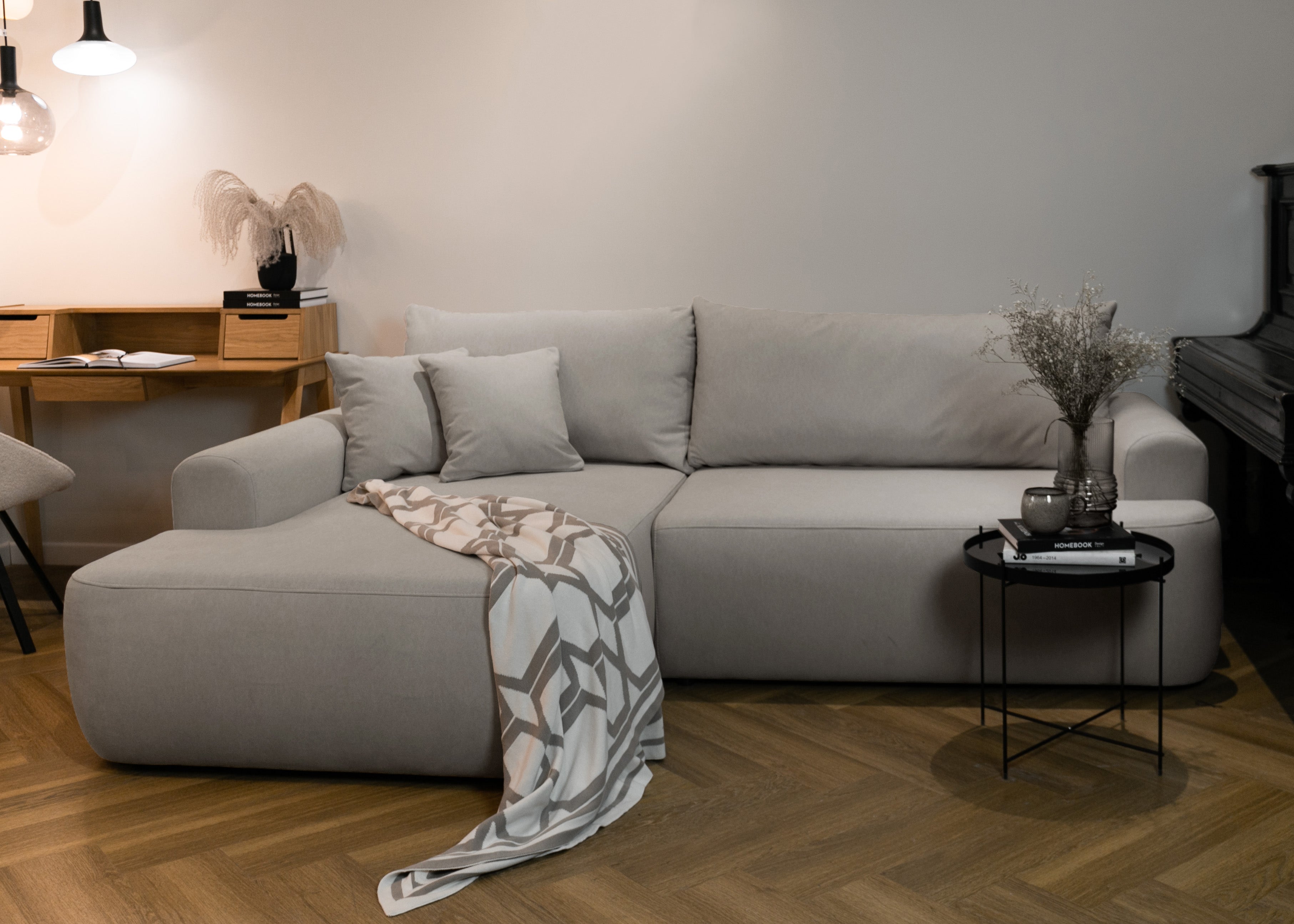 selsey-ovo-ecksofa-l-links-mit-schlaffunktion-und-stauraum-grau-samt image 2