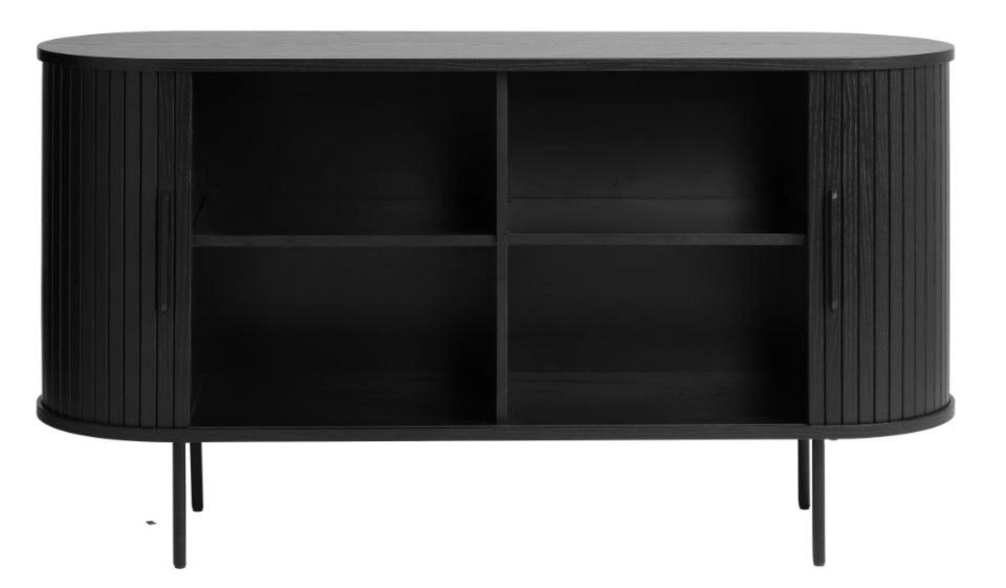 selsey-gativel-kommode-140x76-cm-lamellen-eiche-schwarz image 3