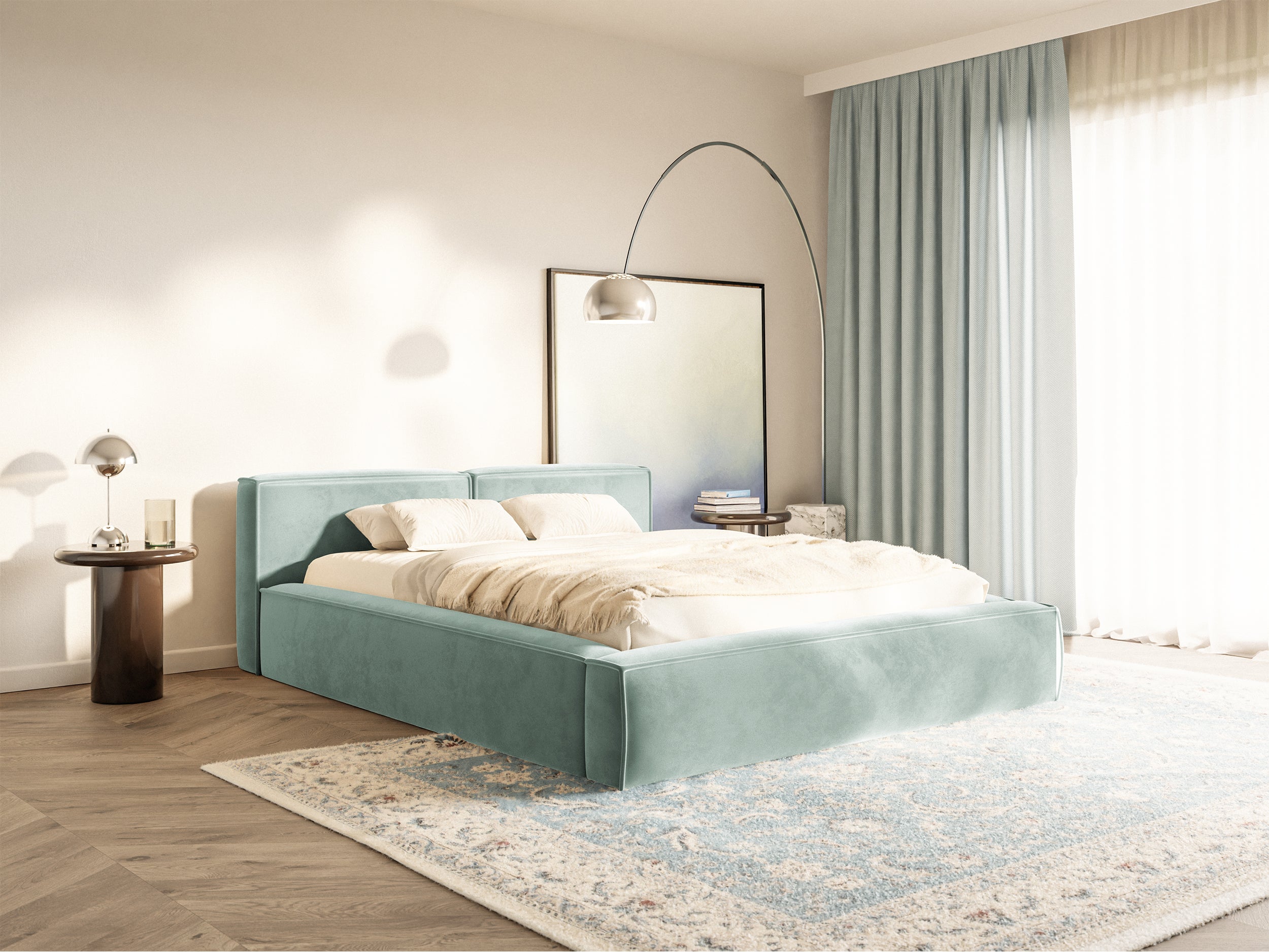 selsey-tilves-slim-low-polsterbett-180x200-cm-mit-stauraum-salbeigr-n-samt image 2