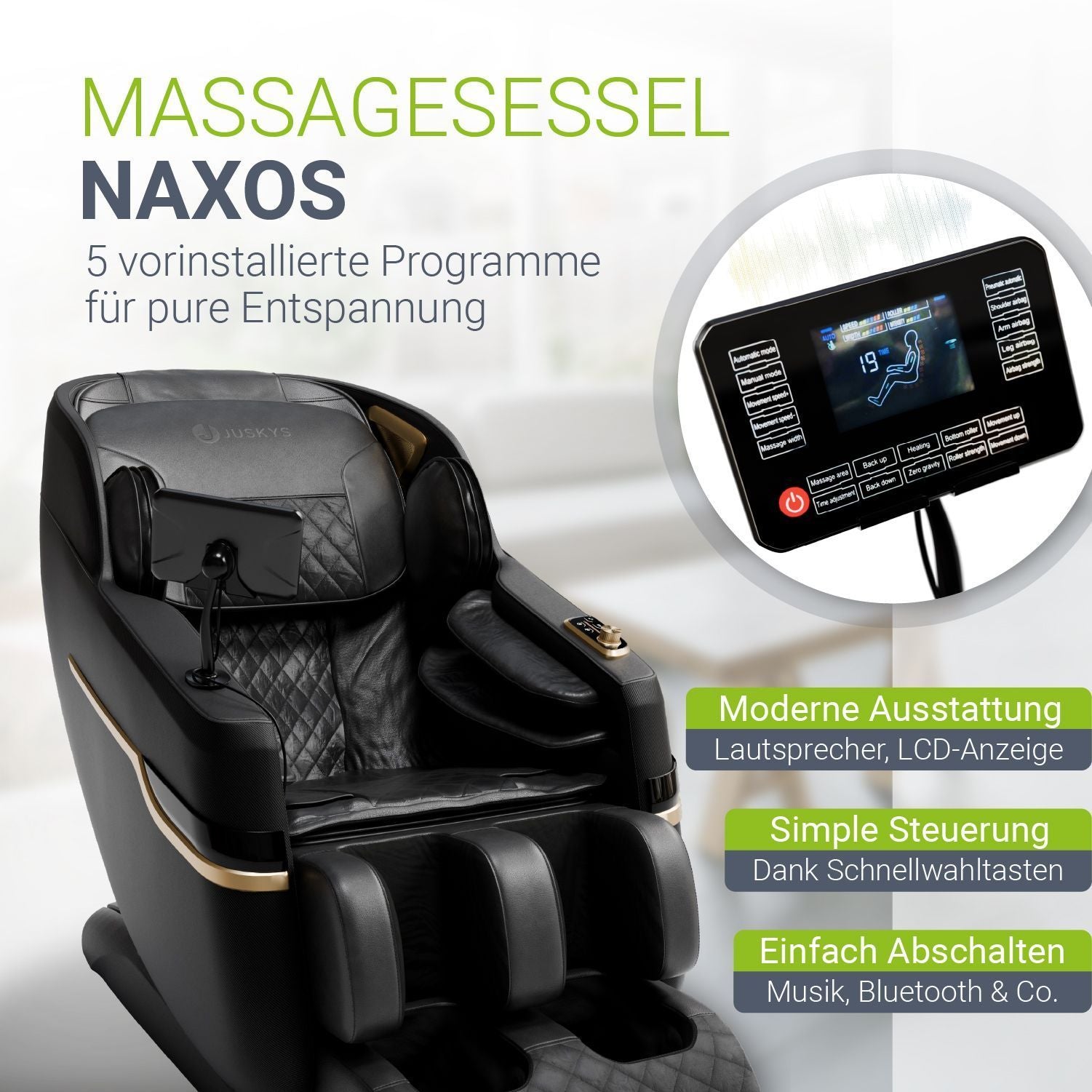 juskys-massagesessel-naxos-mit-w-rme-und-bluetooth image 2