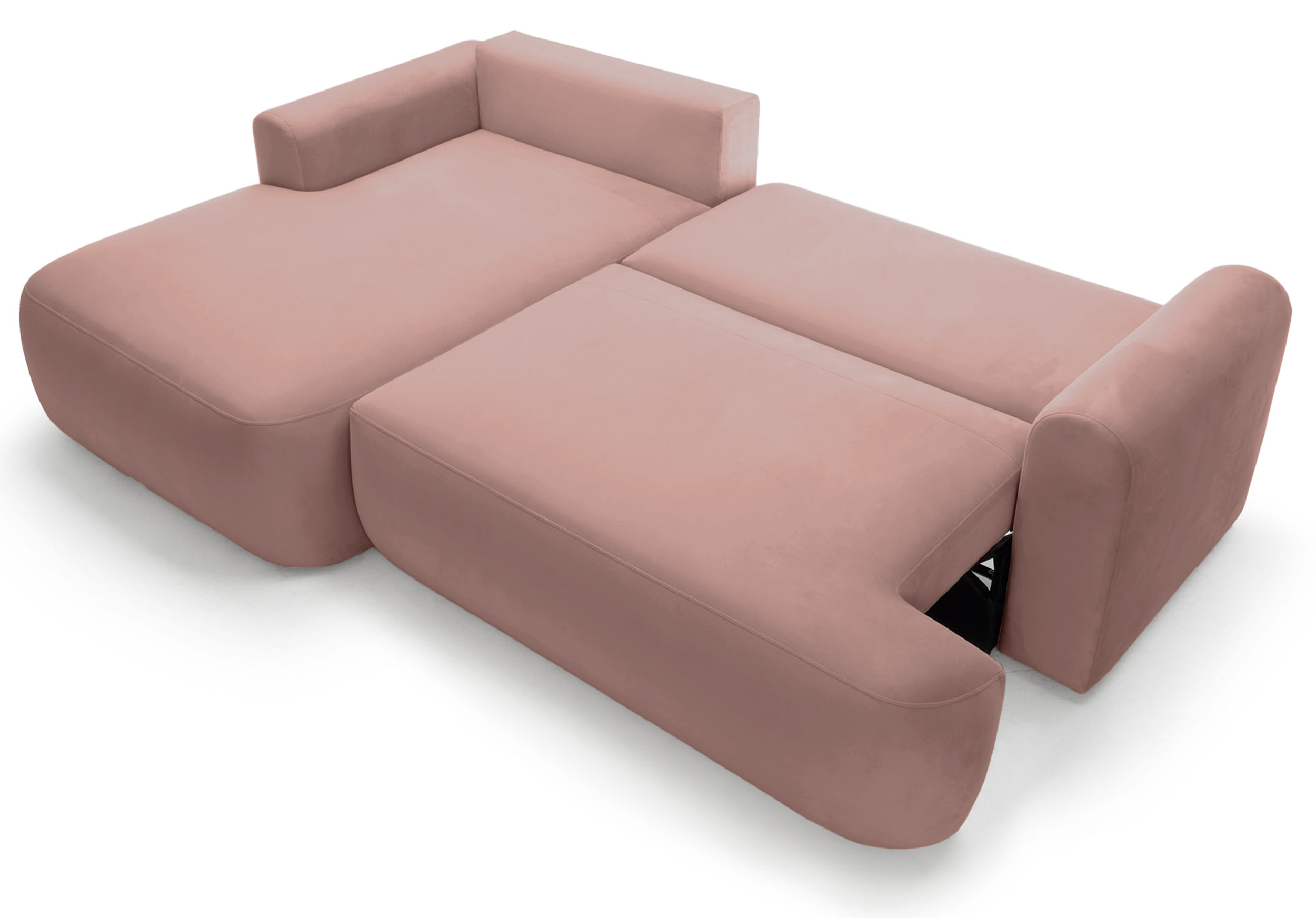 selsey-ovo-ecksofa-mit-schlaffunktion-l-form-links-mit-stauraum-hellrosa-velours image 7