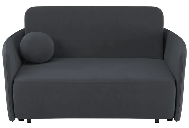 selsey-paxi-zweisitziges-schlafsofa-165-cm-mit-stauraum-dunkelgrauer-chenillebez image 1