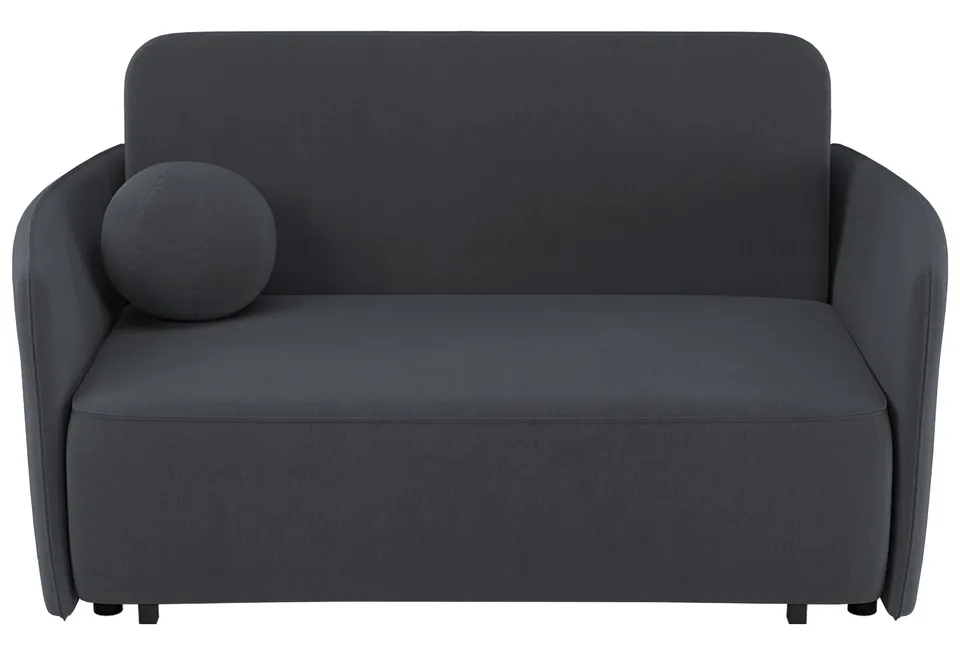 selsey-paxi-zweisitziges-schlafsofa-165-cm-mit-stauraum-dunkelgrauer-chenillebez image 1
