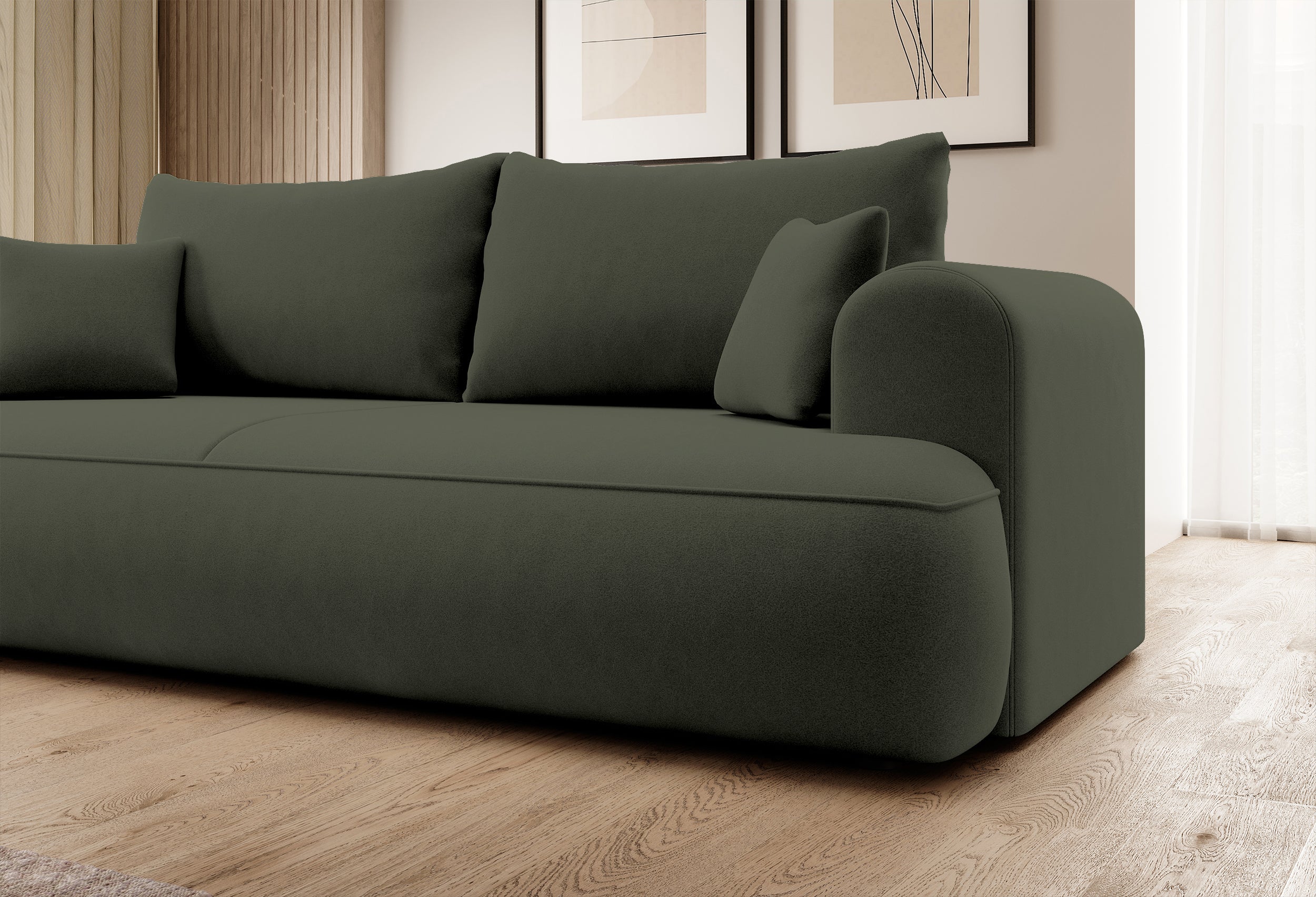 selsey-ovo-drei-sitzer-schlafsofa-mit-stauraum-olivgr-ner-samt image 3