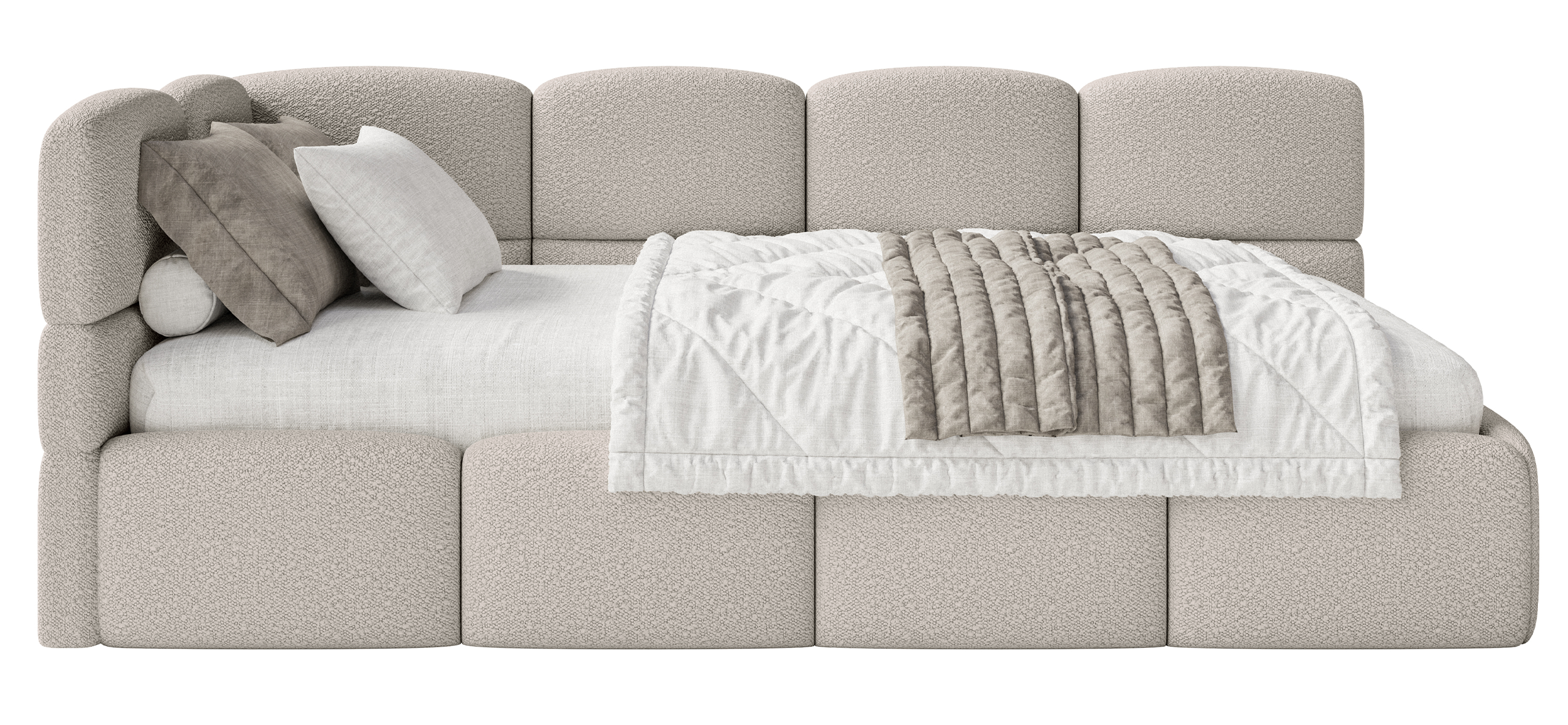 selsey-cloudy-jugendbett-90x200-cm-links-grau-beiges-boucl-mit-stauraum image 7