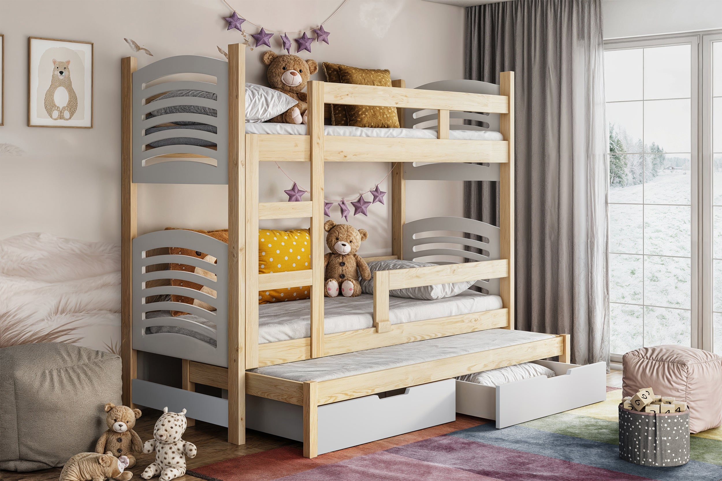 selsey-cami-etagenbett-75x180-cm-f-r-3-personen-mit-schubladen-kiefer-wei image 3