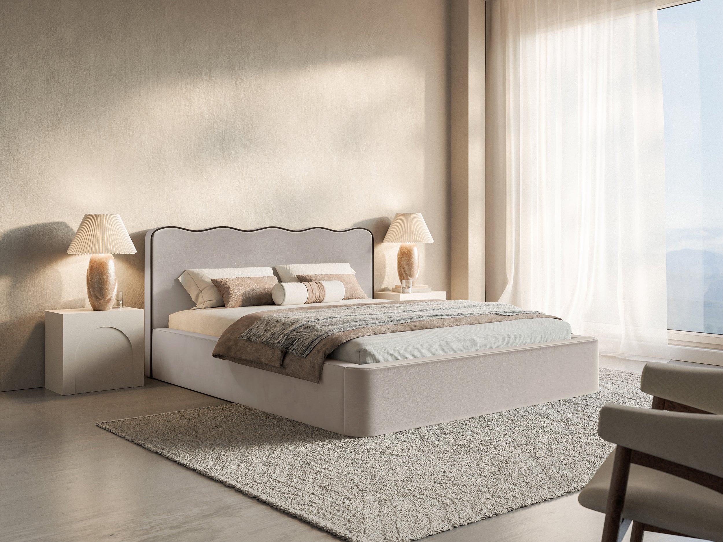 selsey-duney-polsterbett-180x200-cm-beige-samt image 4