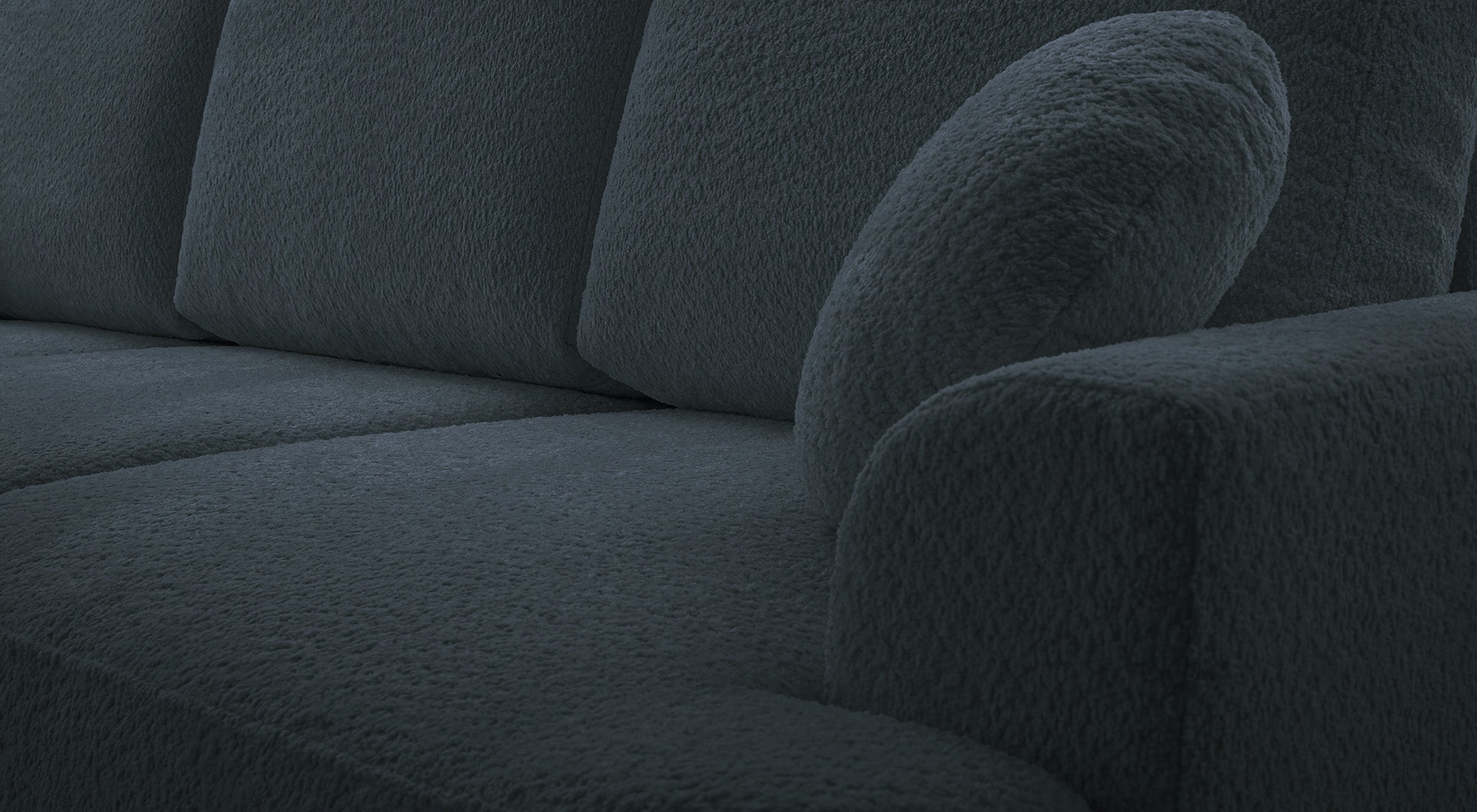 selsey-barletto-dreisitziges-schlafsofa-mit-stauraum-dunkelgrauer-boucl image 8