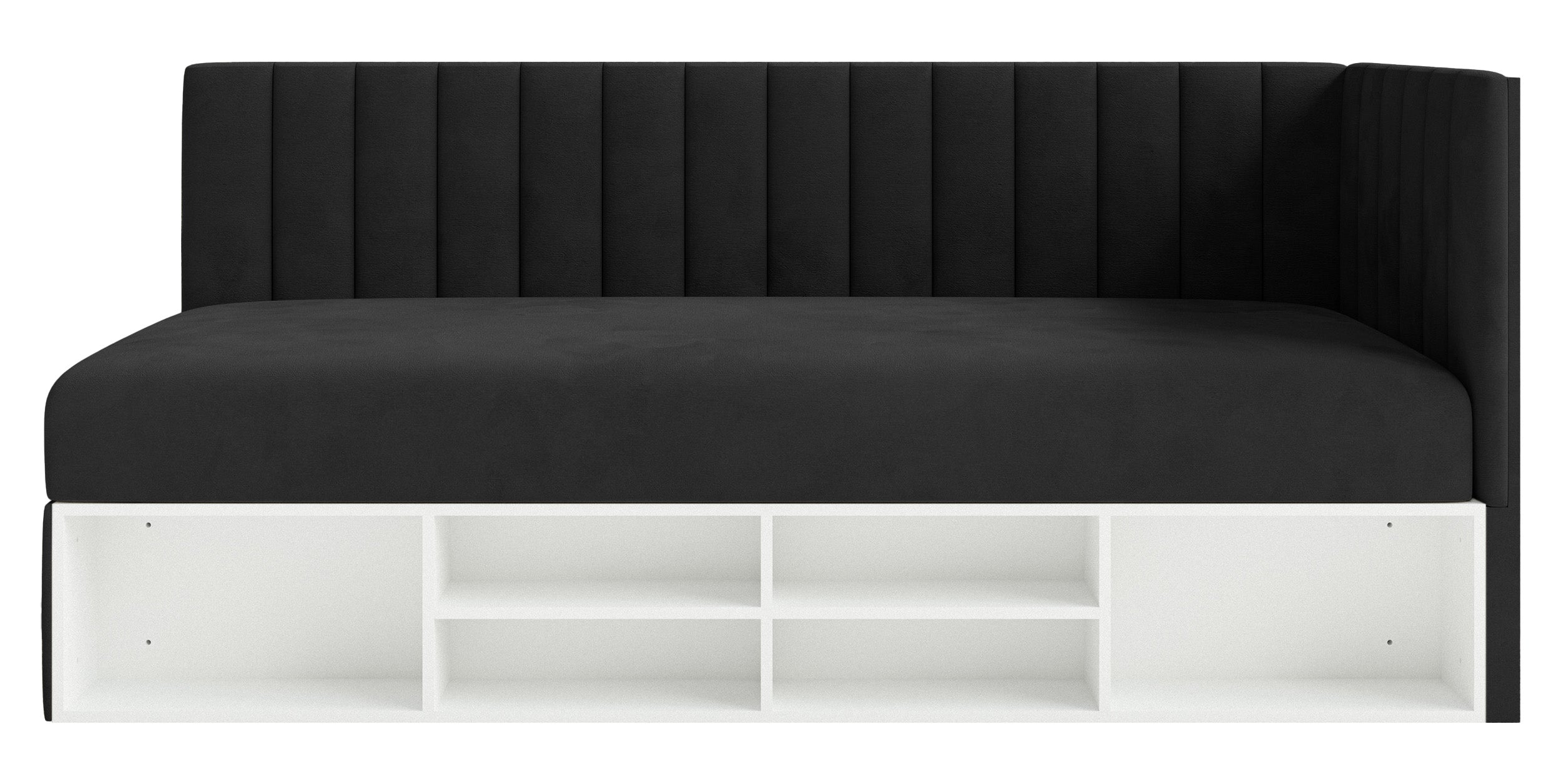 selsey-ventrio-jugendbett-90x200-cm-rechtsseitig-schwarz-velours-mit-stauraum image 6