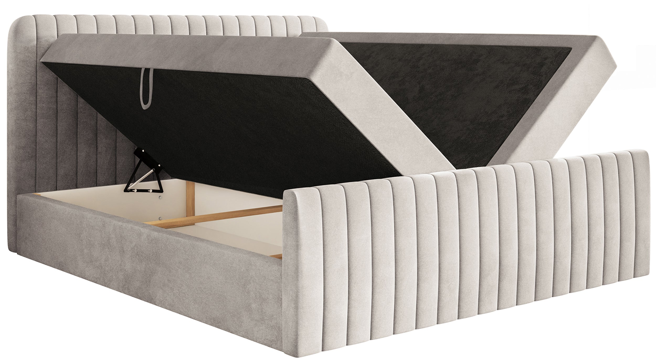 selsey-saliano-kontinentalbett-140x200-cm-mit-stauraum-und-topper-beiger-samt image 6