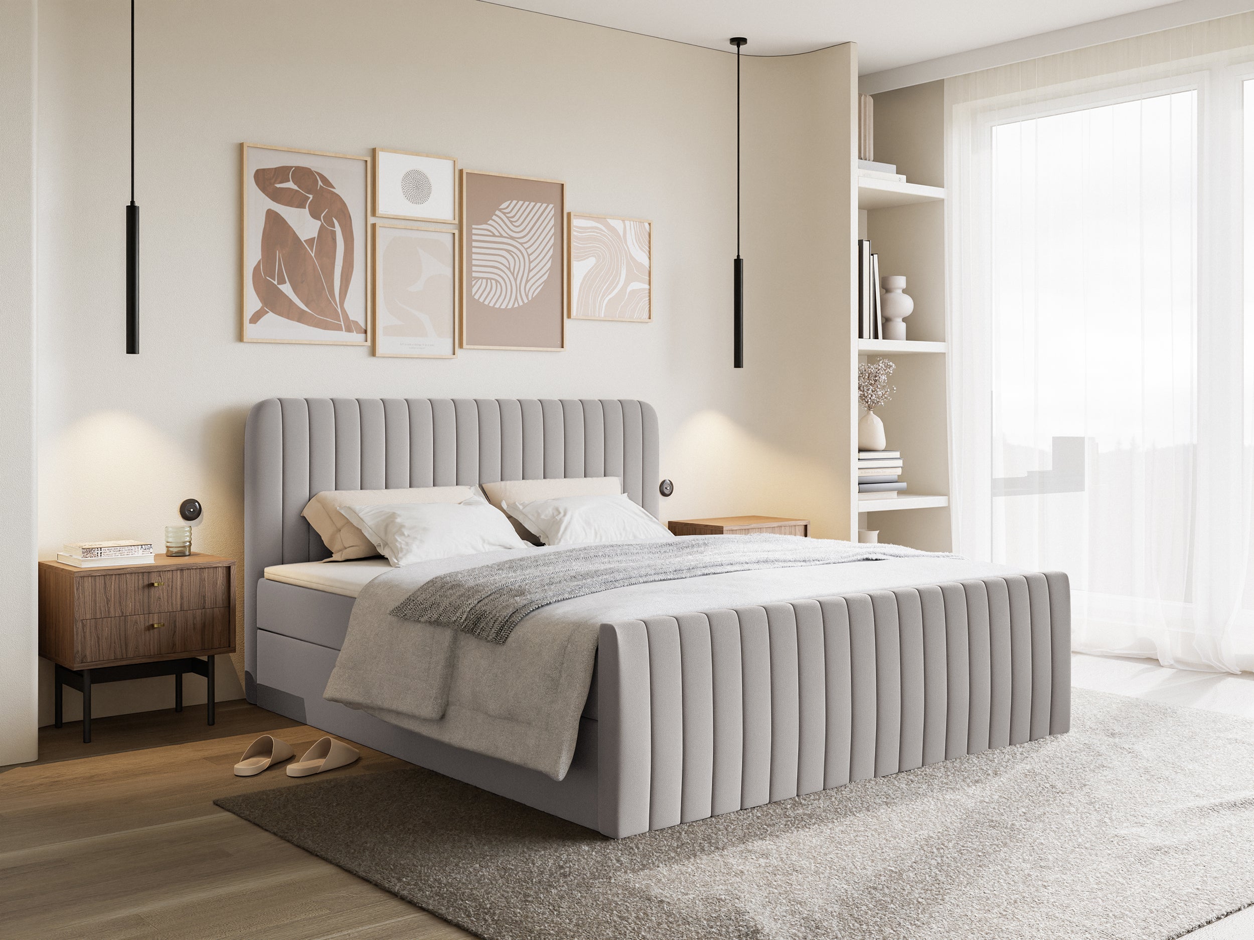 selsey-saliano-kontinentalbett-140x200-cm-mit-stauraum-und-topper-grau-beige-che image 2